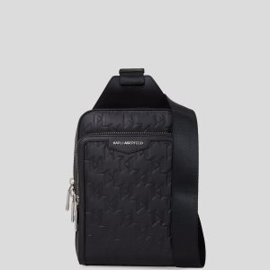 K/LOOM LEATHER SLING BAG