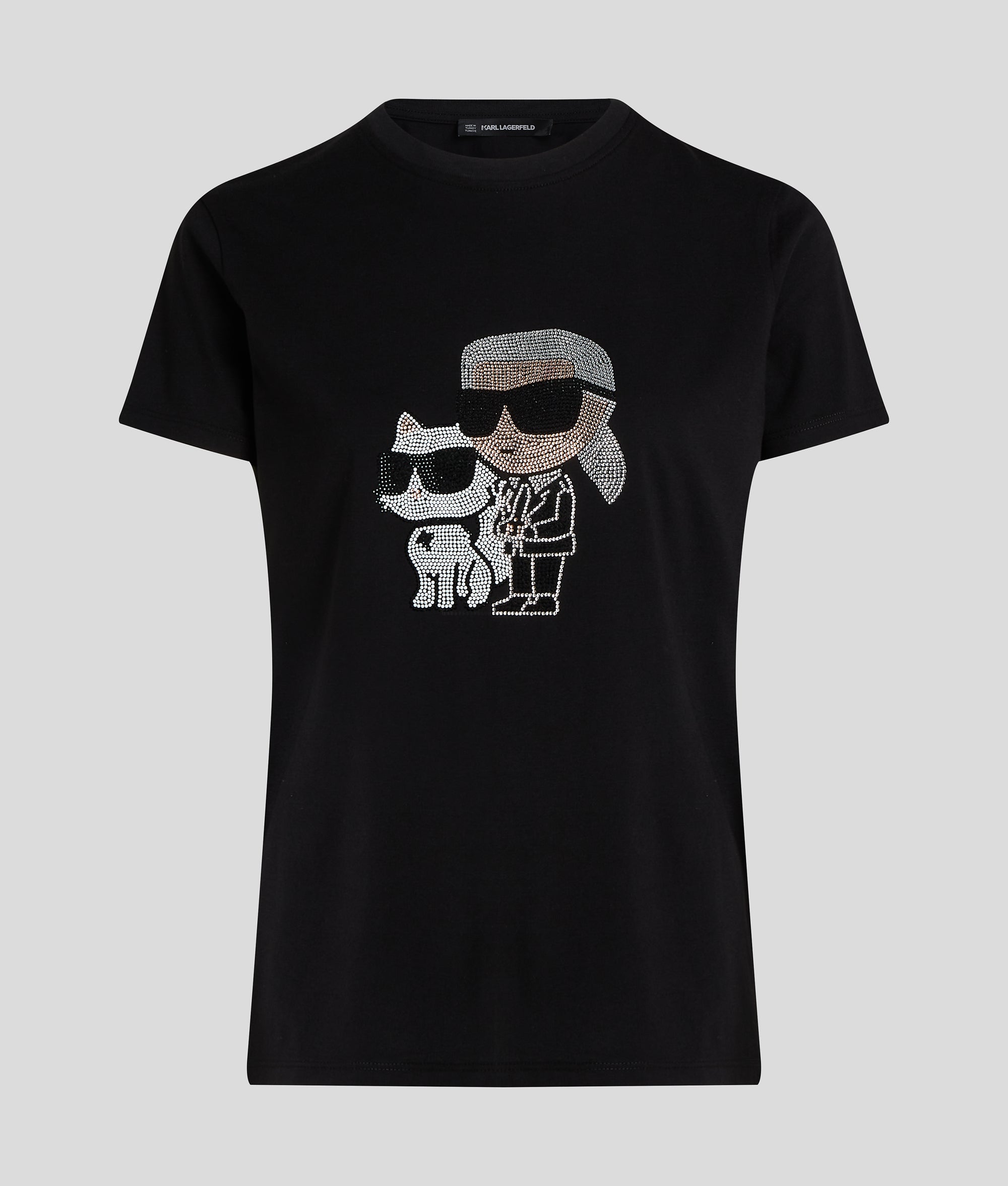 IKON KARL & CHOUPETTE RHINESTONE T-SHIRT - Image 5