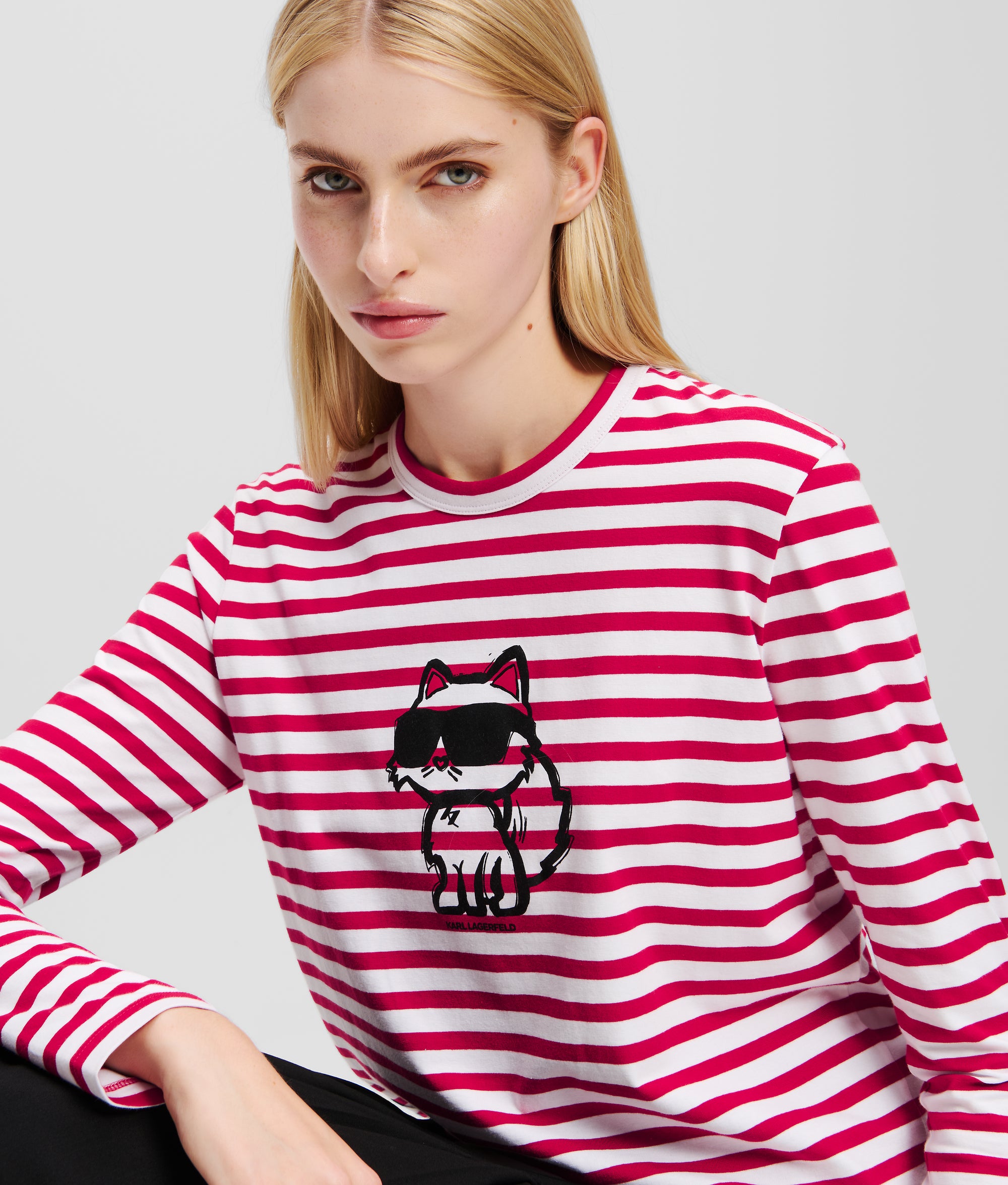 IKON STRIPE LONG-SLEEVED T-SHIRT - Image 2