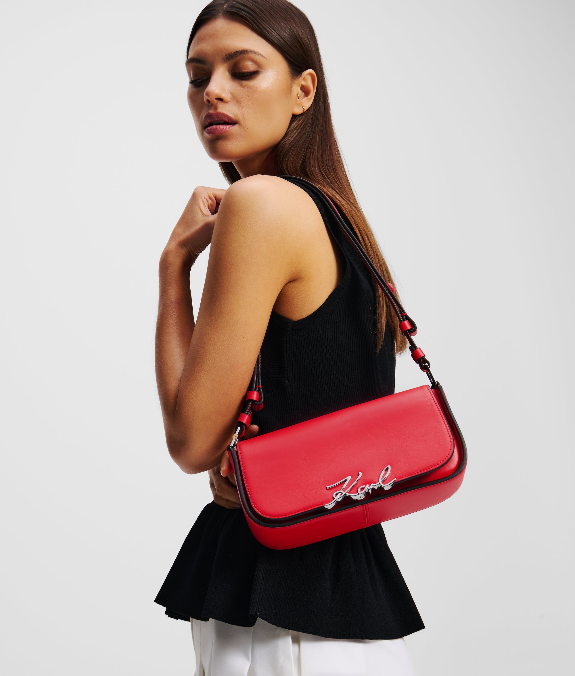 K/SIGNATURE TWO-WAY CROSSBODY BAG - Image 2