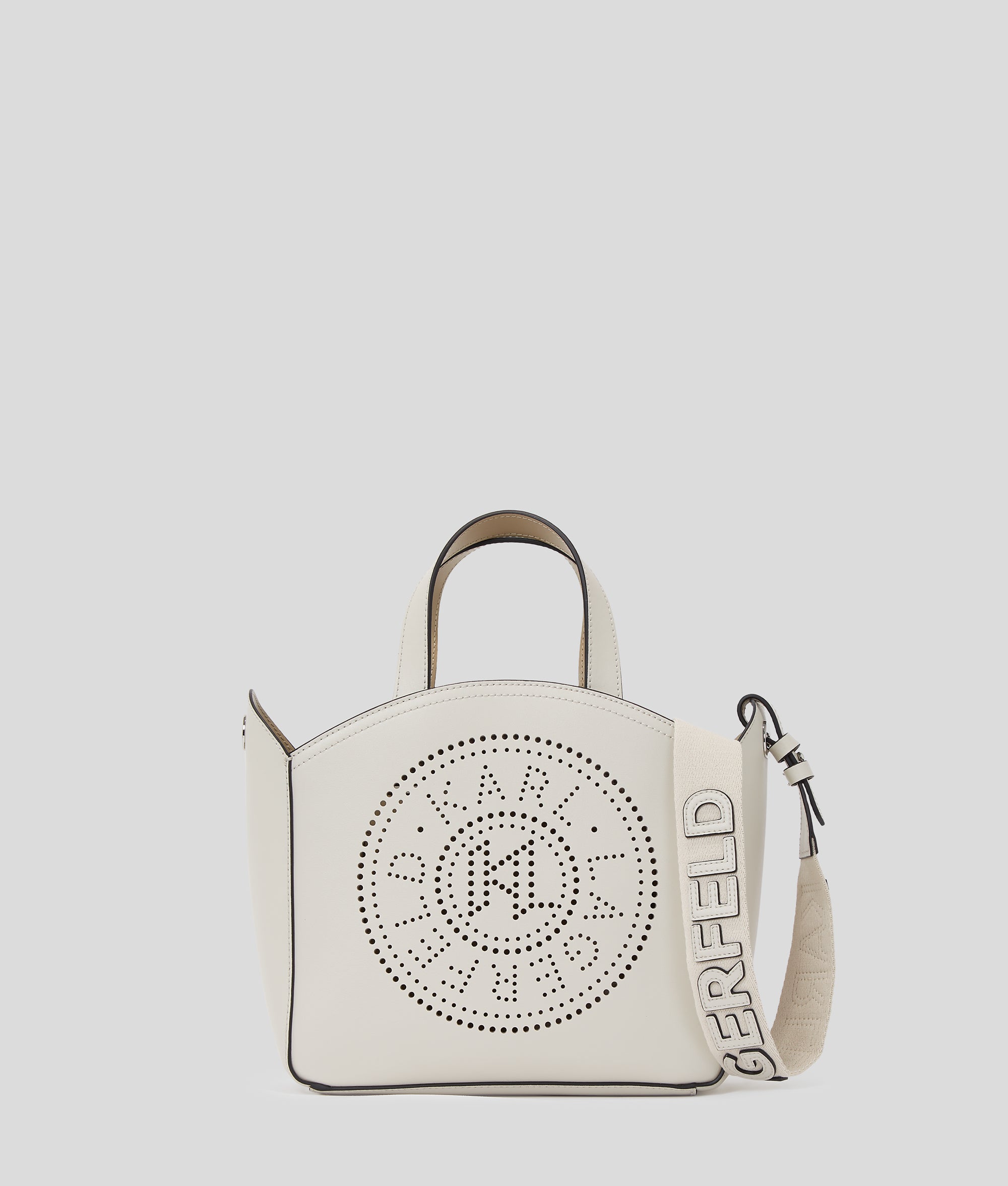K/CIRCLE PERFORATED SMALL TOTE BAG