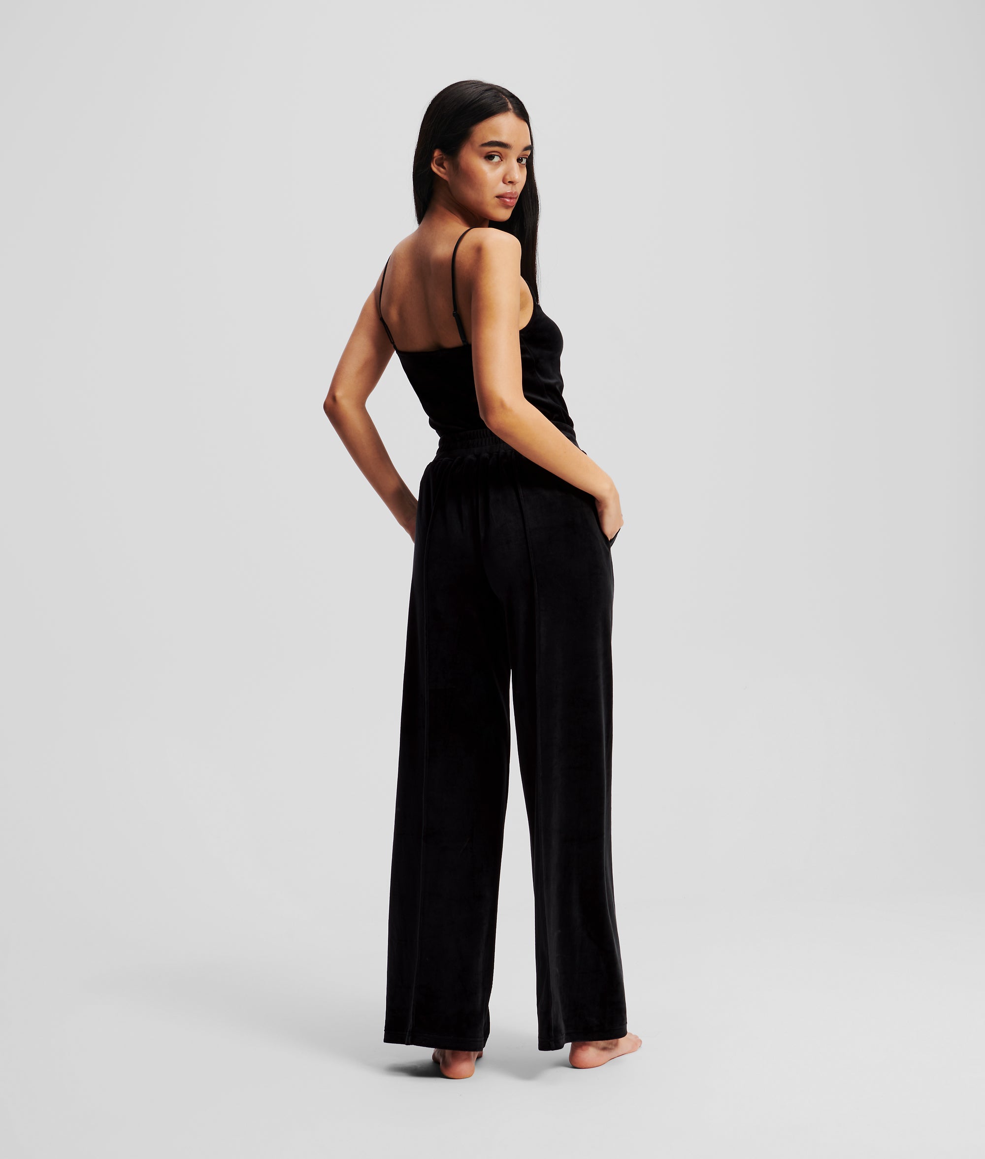 HOTEL KARL VELOUR JOGGERS - Image 3