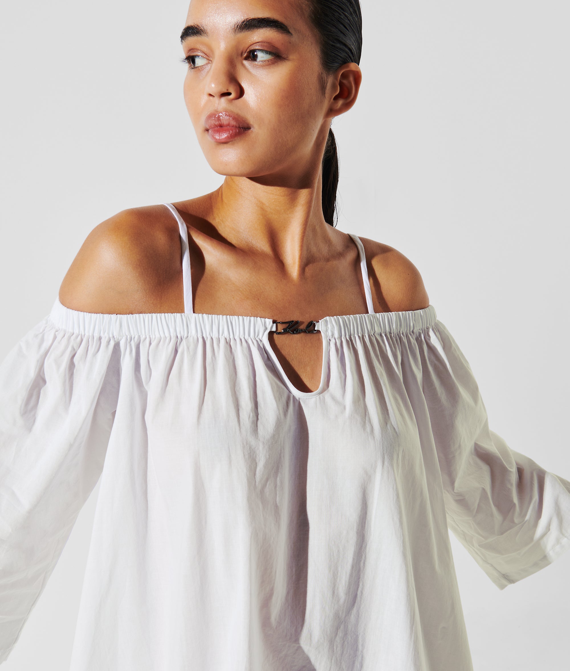 K/SIGNATURE OFF-SHOULDER BEACH DRESS - Image 2