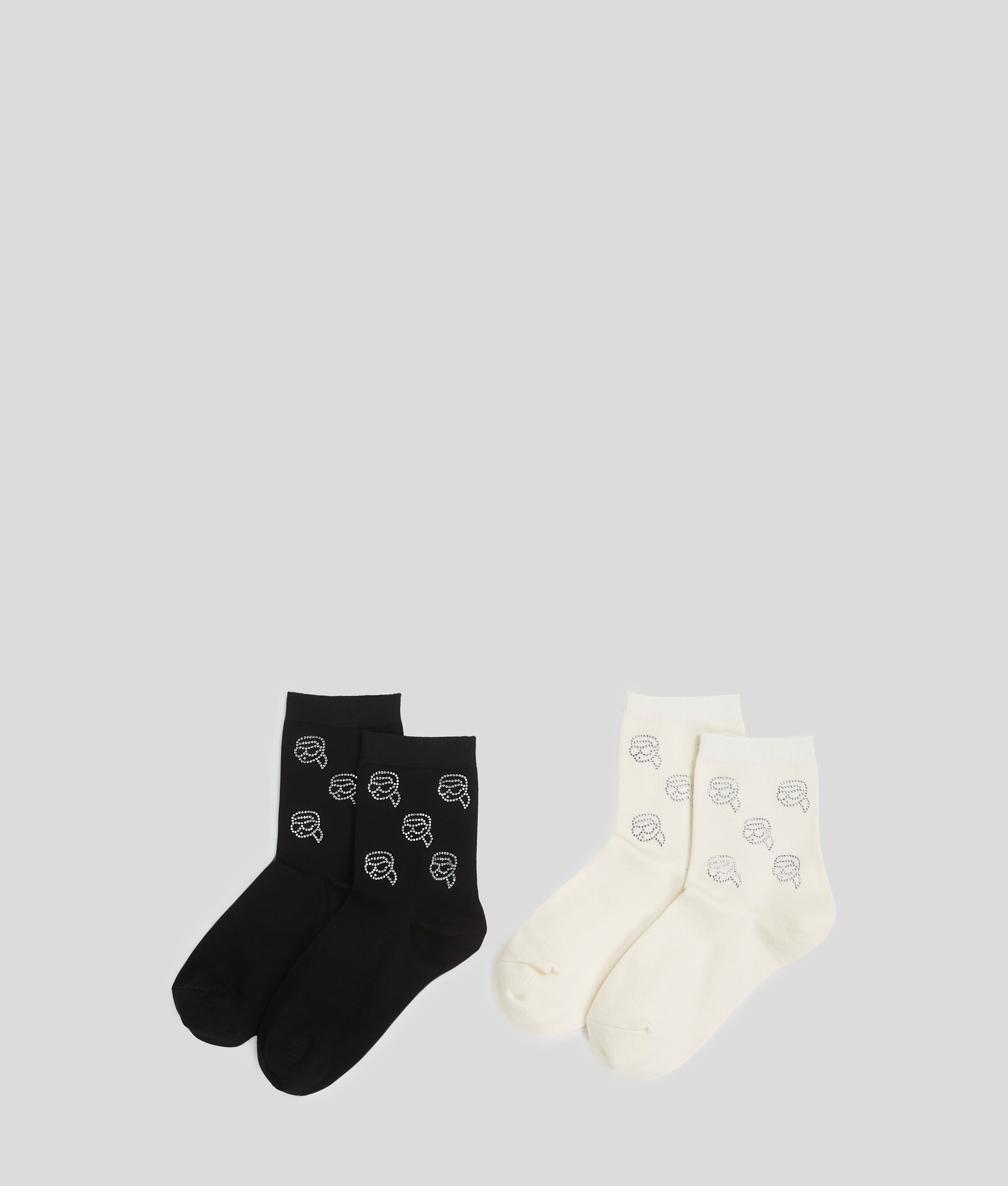IKON RHINESTONE SOCKS ?C 2-PACK