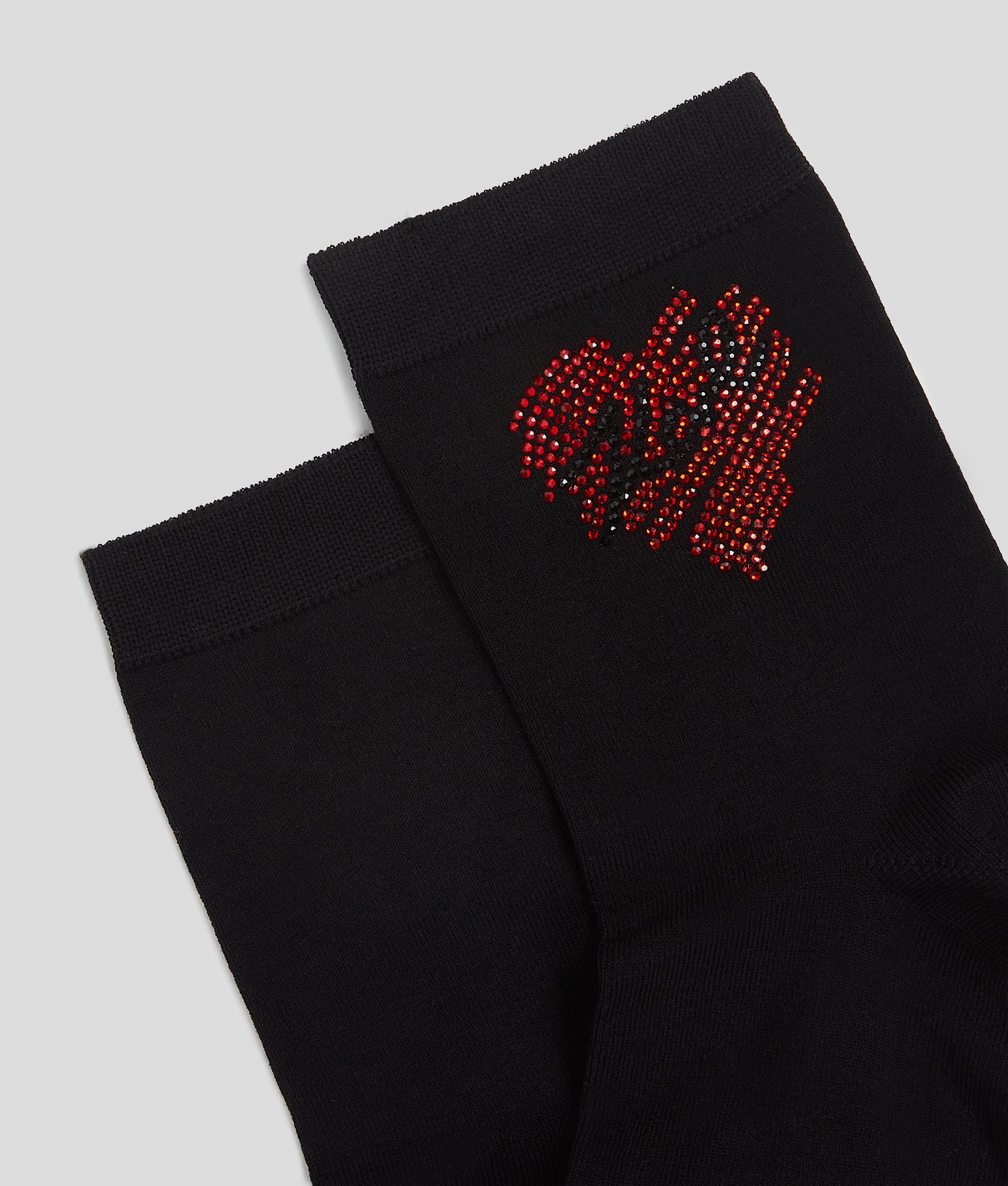 K/HEART RHINESTONE SOCKS ?C 2-PACK - Image 4