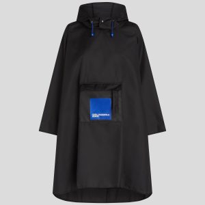 BOX LOGO HOODED PONCHO