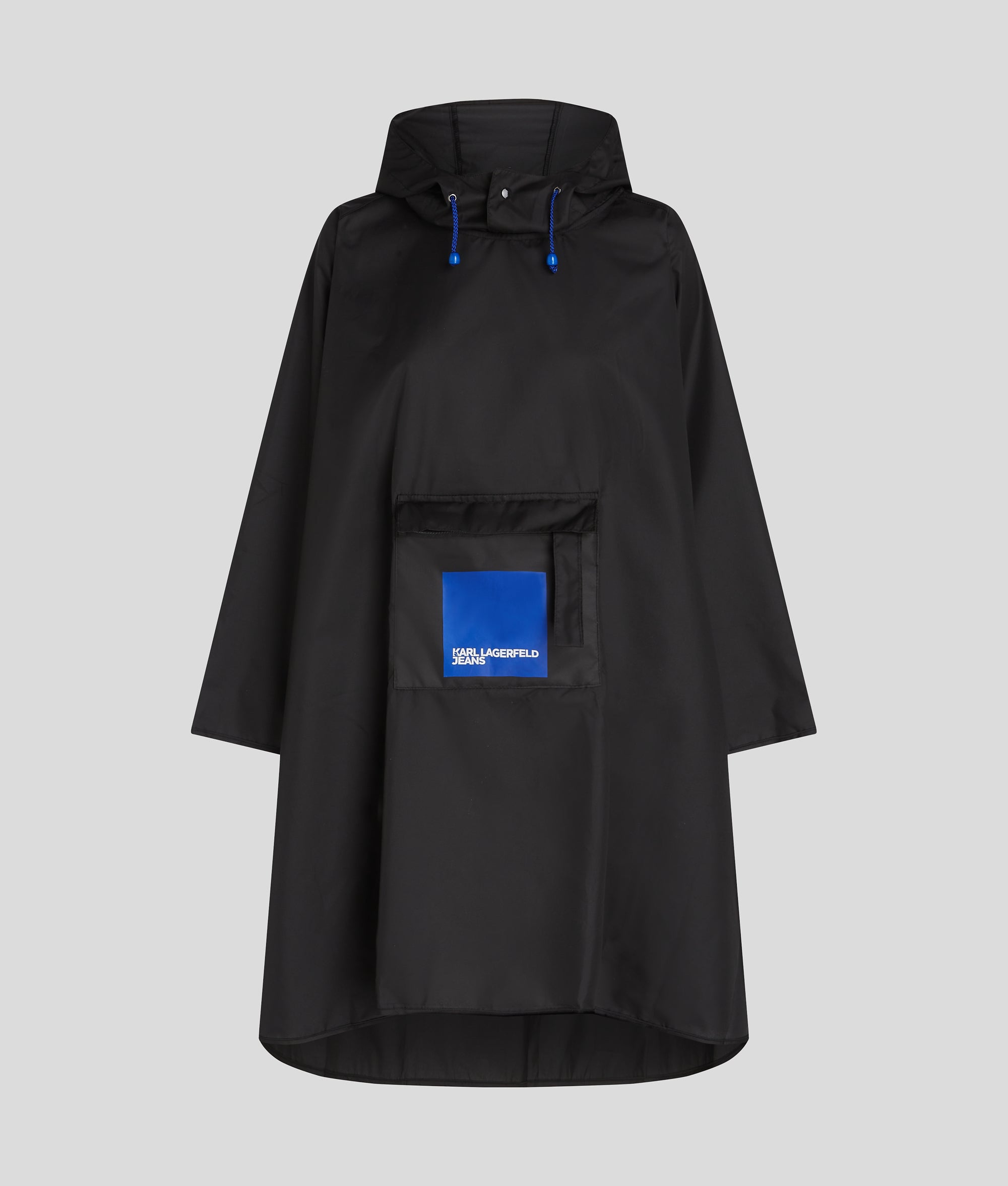 BOX LOGO HOODED PONCHO