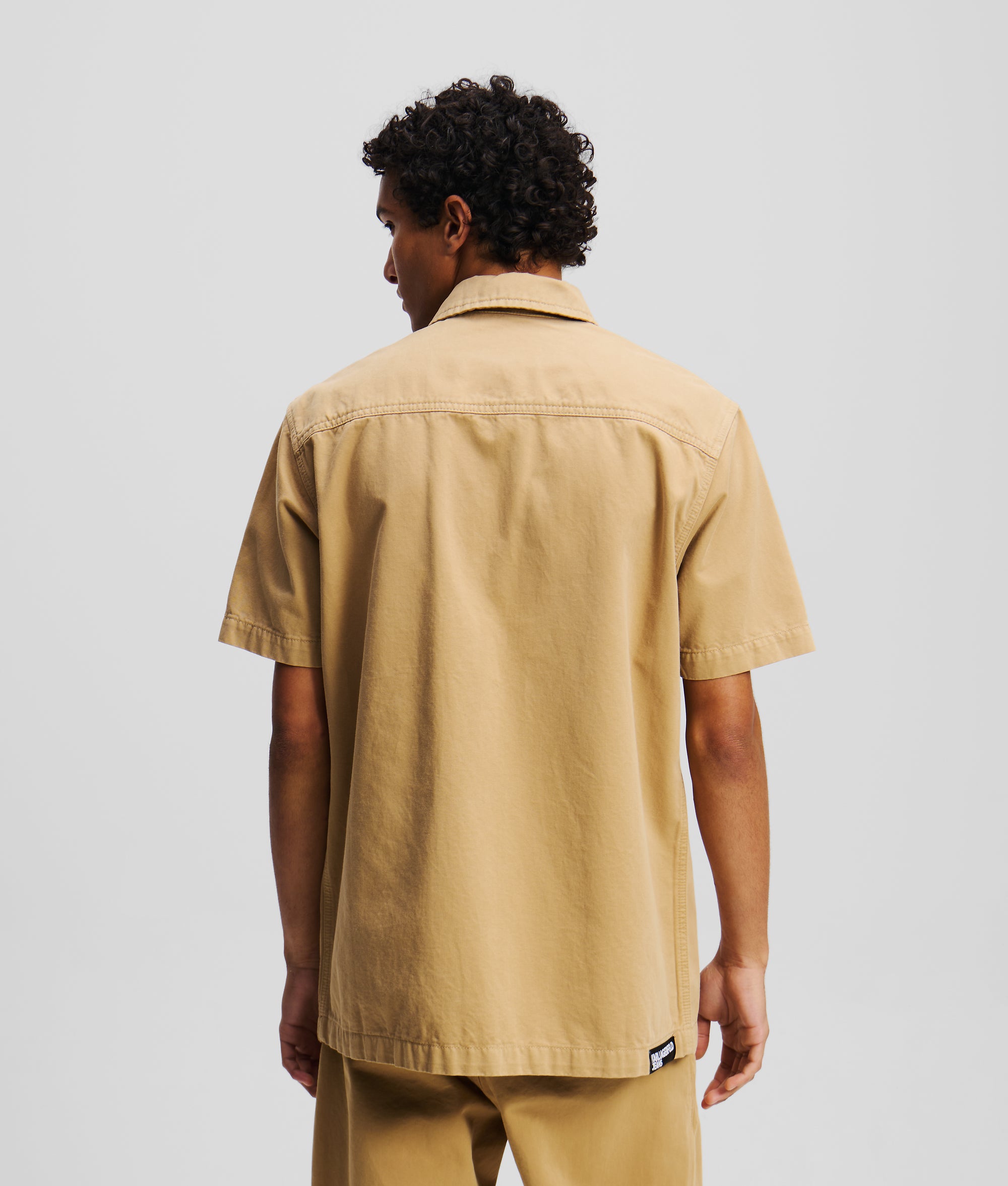 SHORT-SLEEVED BUTTON-UP SHIRT - Image 3