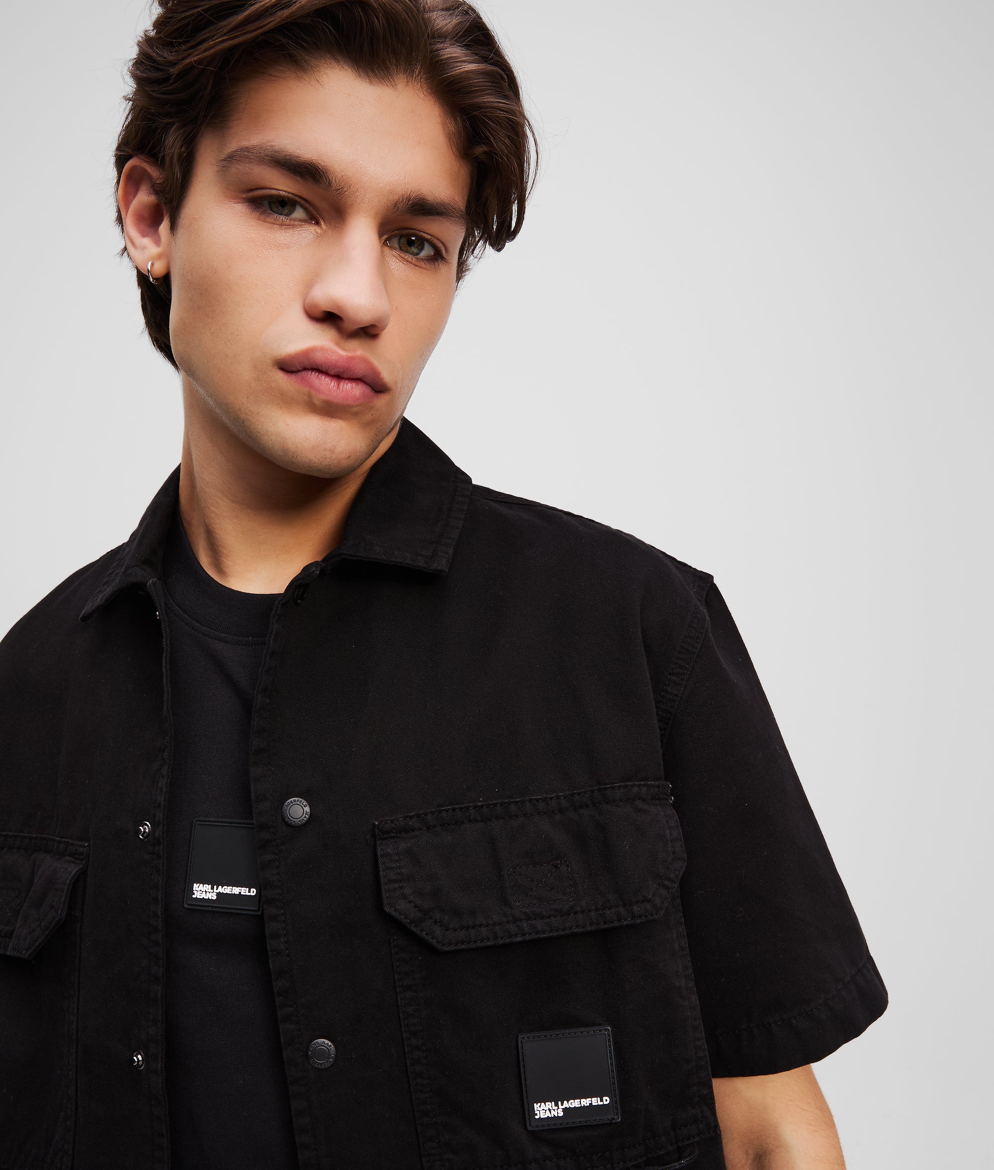 SHORT-SLEEVED BUTTON-UP SHIRT - Image 2