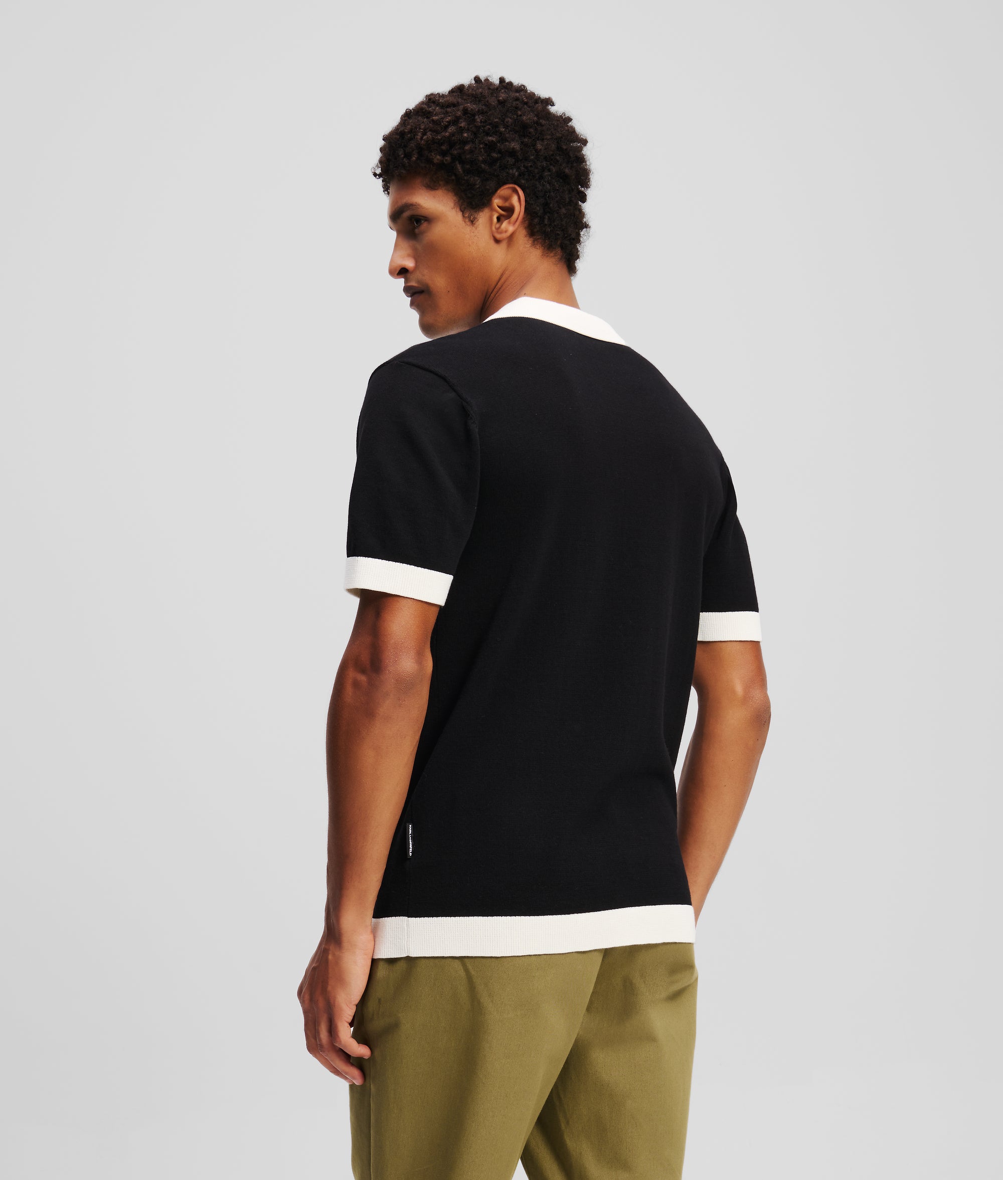 MONOGRAM KNITTED POLO SHIRT - Image 3