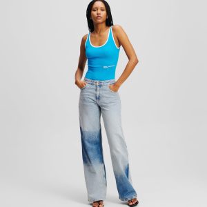 RELAXED COLOR-BLOCK JEANS