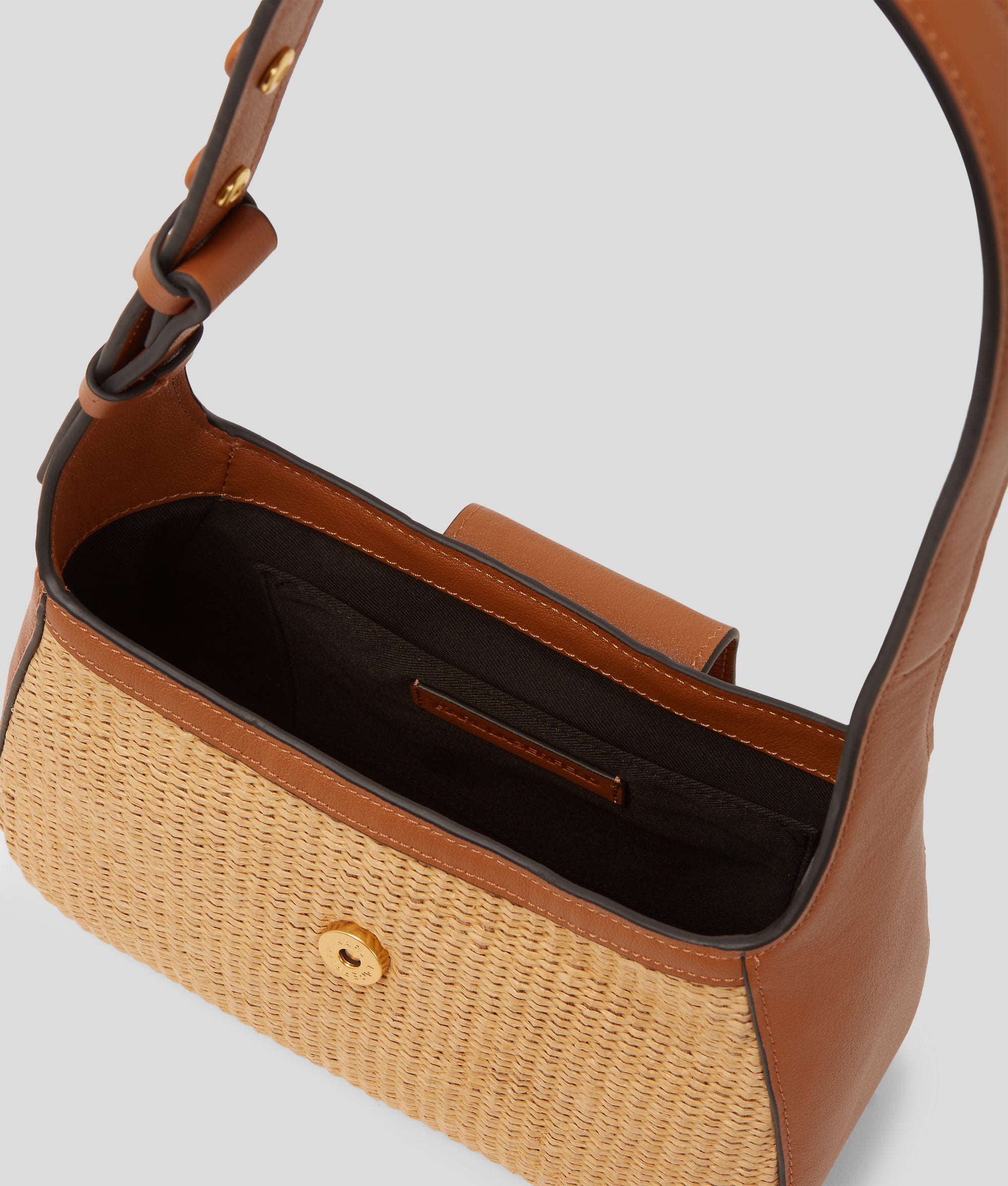 K/Signature small woven shoulder bag - Image 5