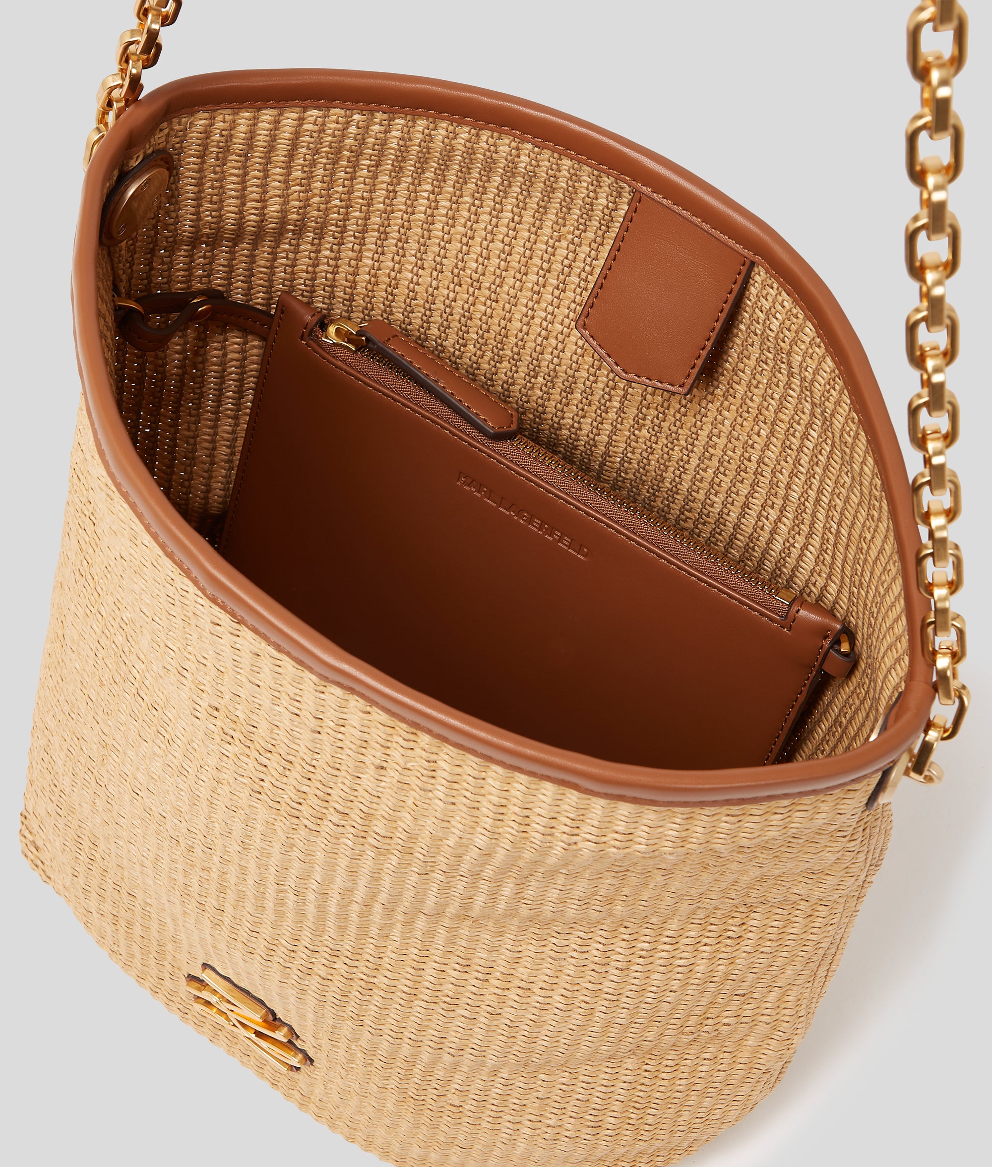 K/Autograph woven medium bucket bag - Image 5