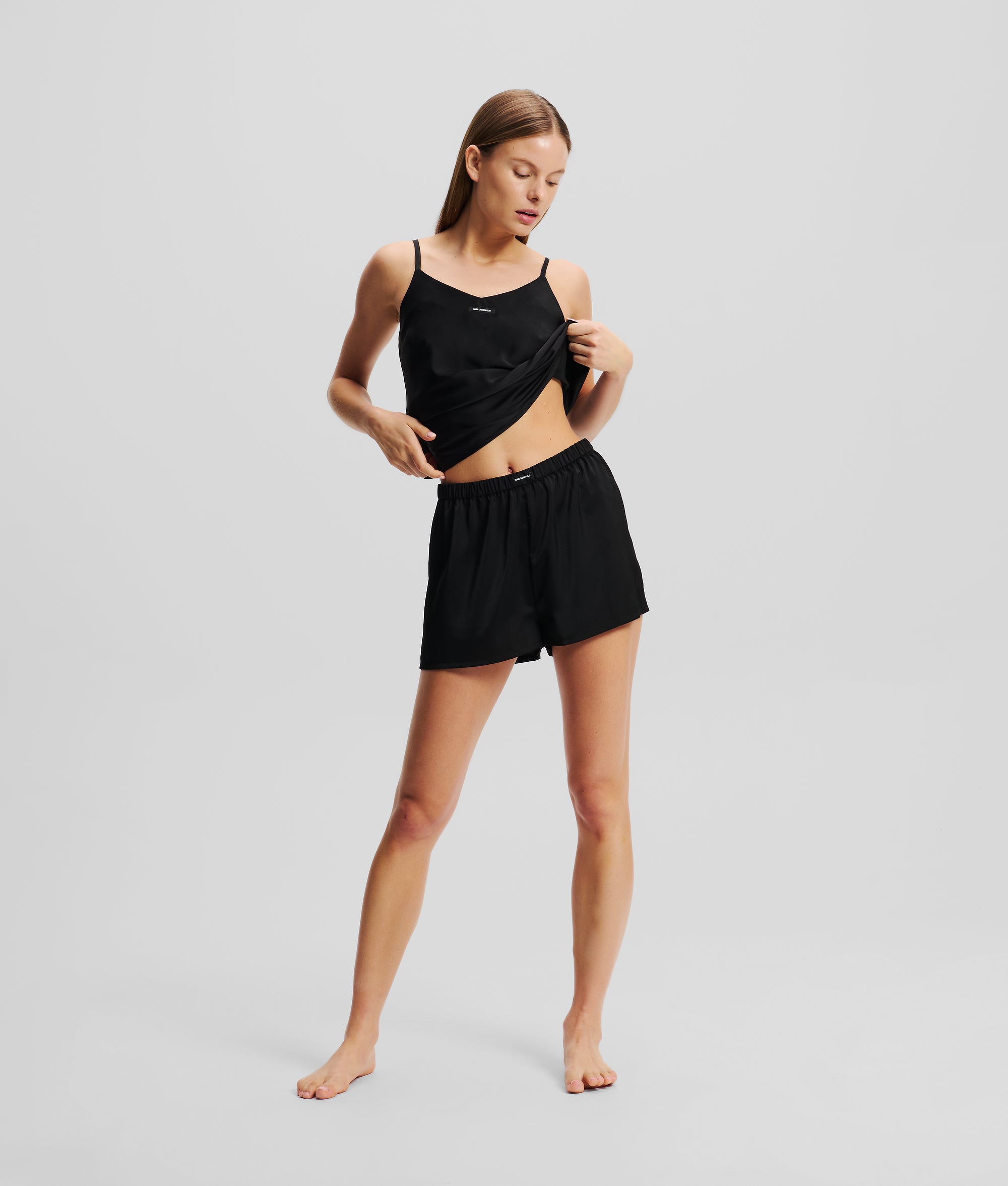 LOGO SATIN PAJAMA SET - Image 5