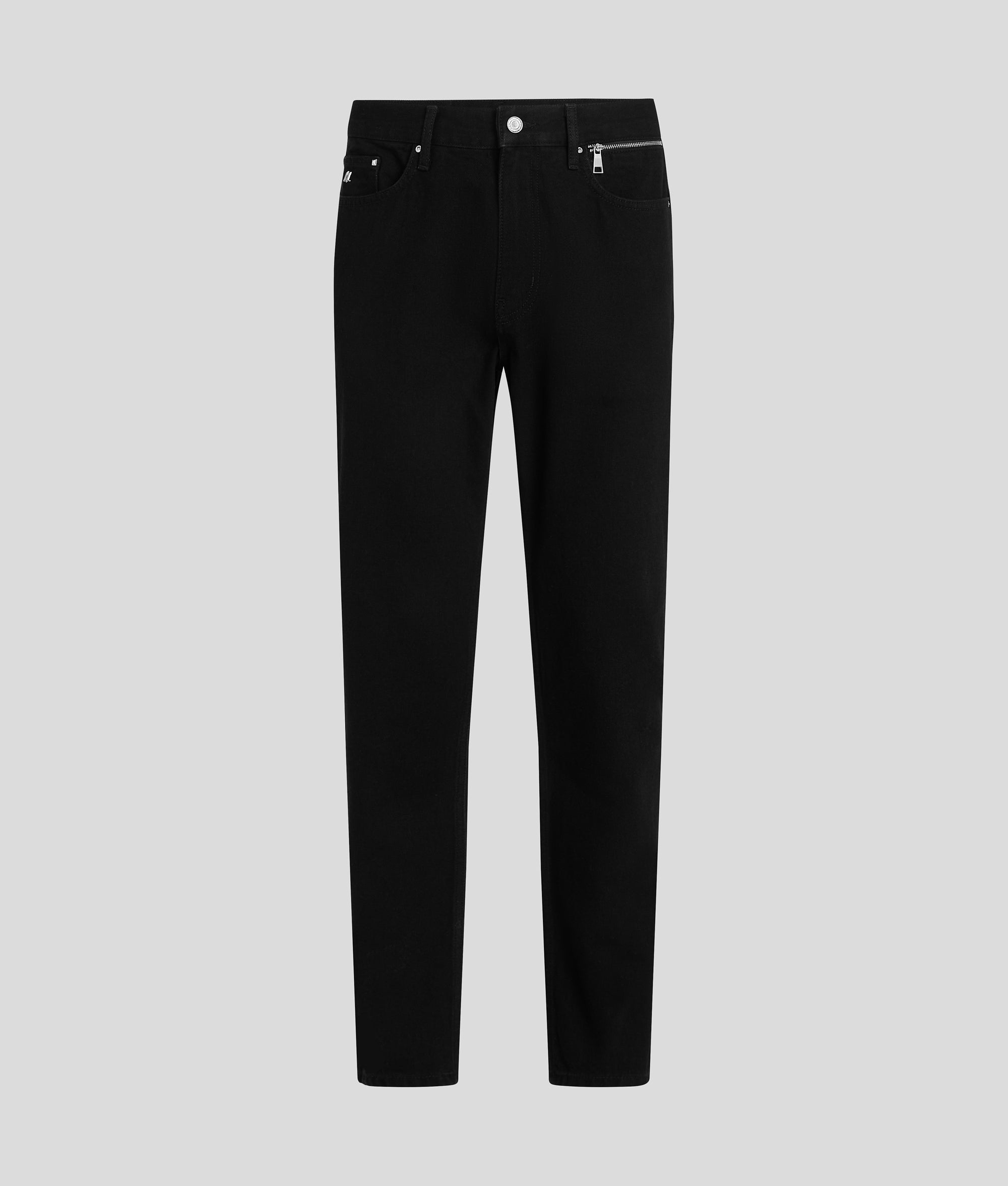 ZIP-DETAIL TAPERED JEANS - Image 5
