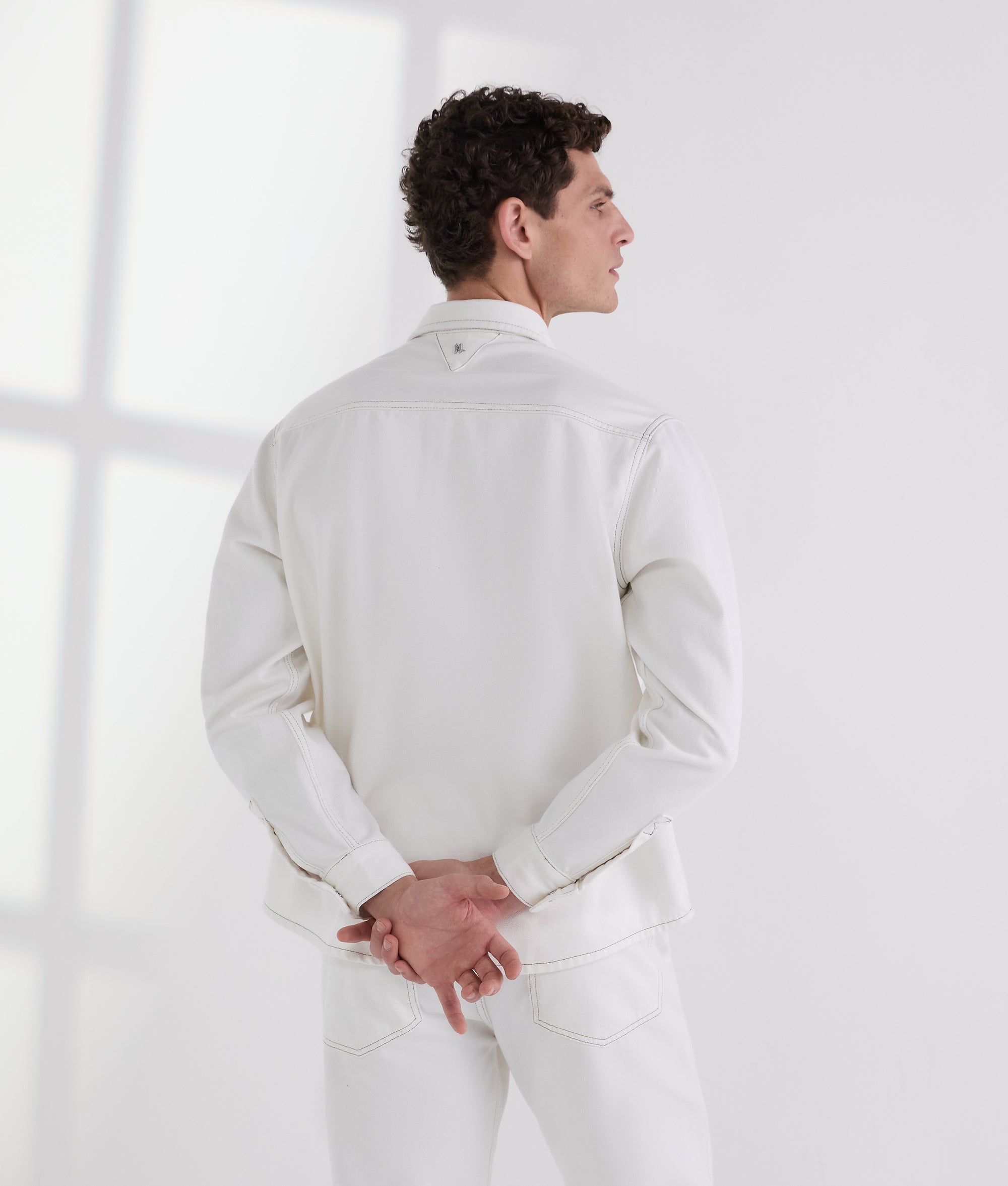 CONTRAST STITCH SHIRT - Image 2