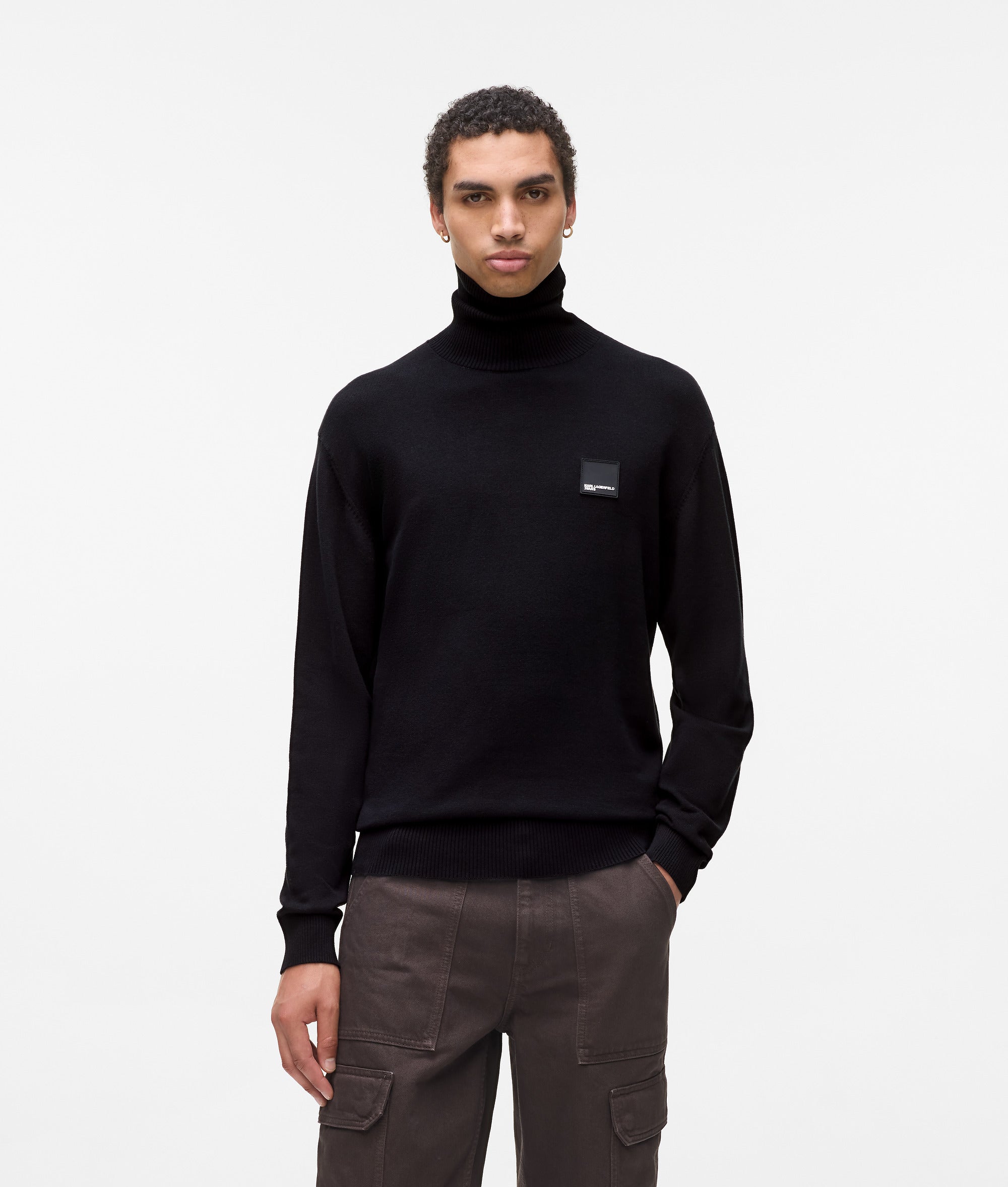 Regular roll-neck sweater