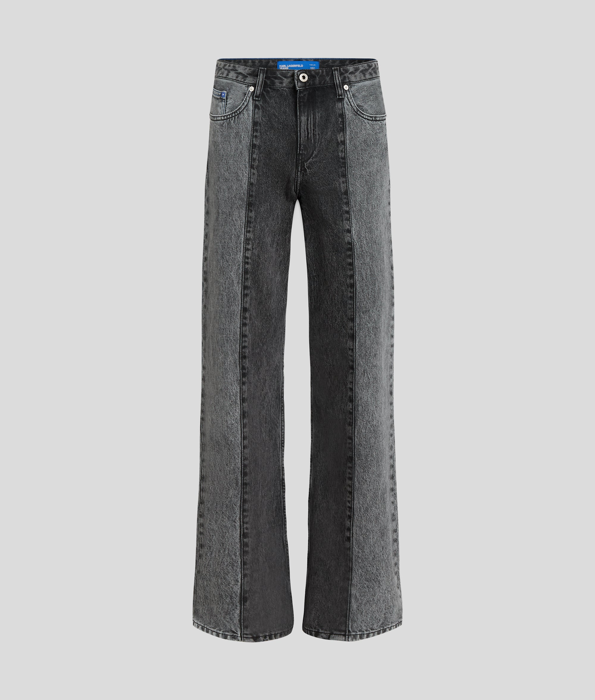TWO-TONE MID-RISE RELAXED JEANS - Image 5