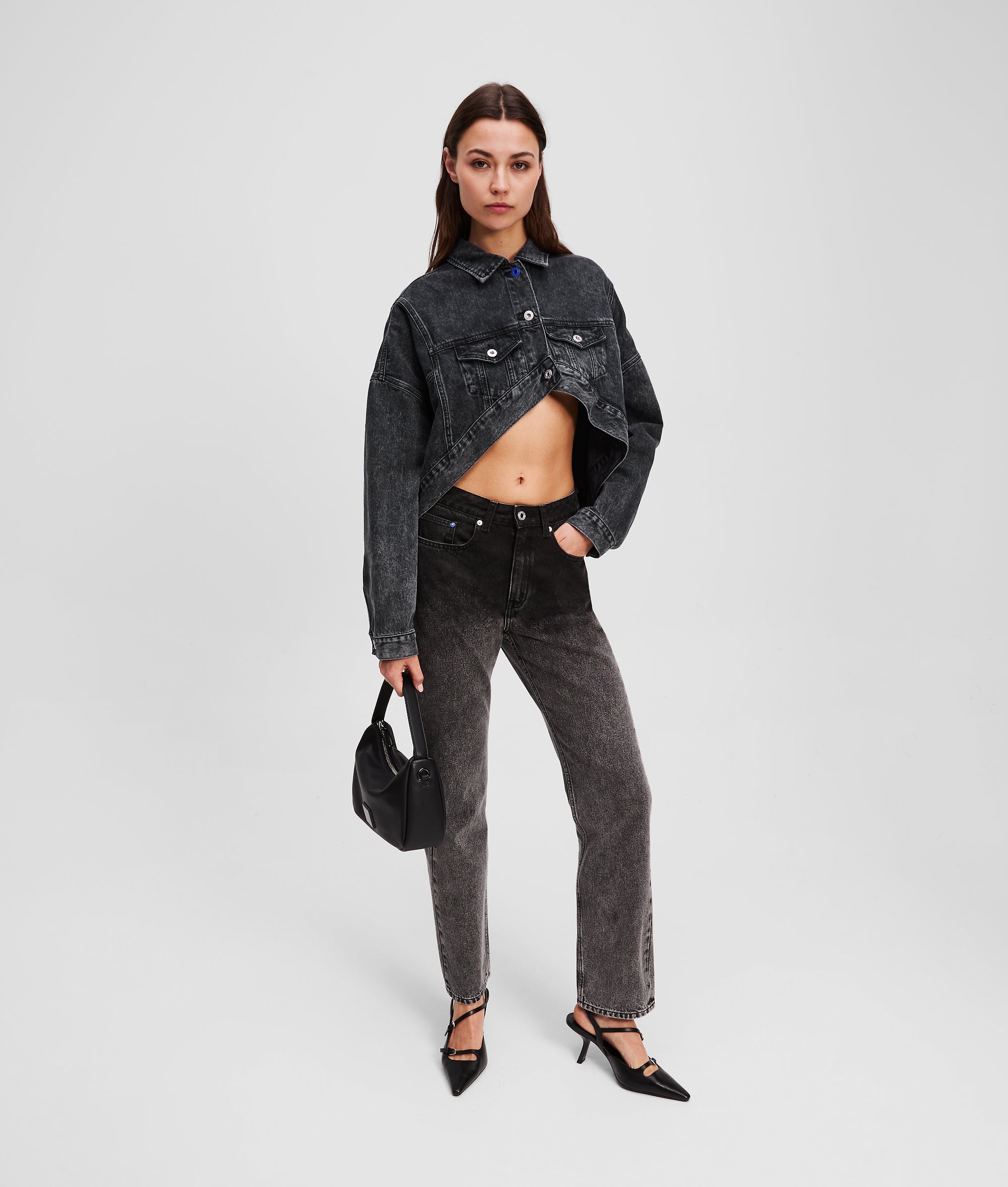 OVERSIZED CROPPED DENIM JACKET - Image 4