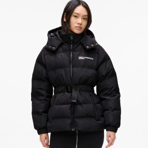 BELTED PUFFER JACKET