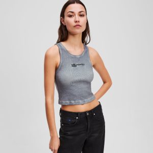 WASHED RIBBED TANK TOP