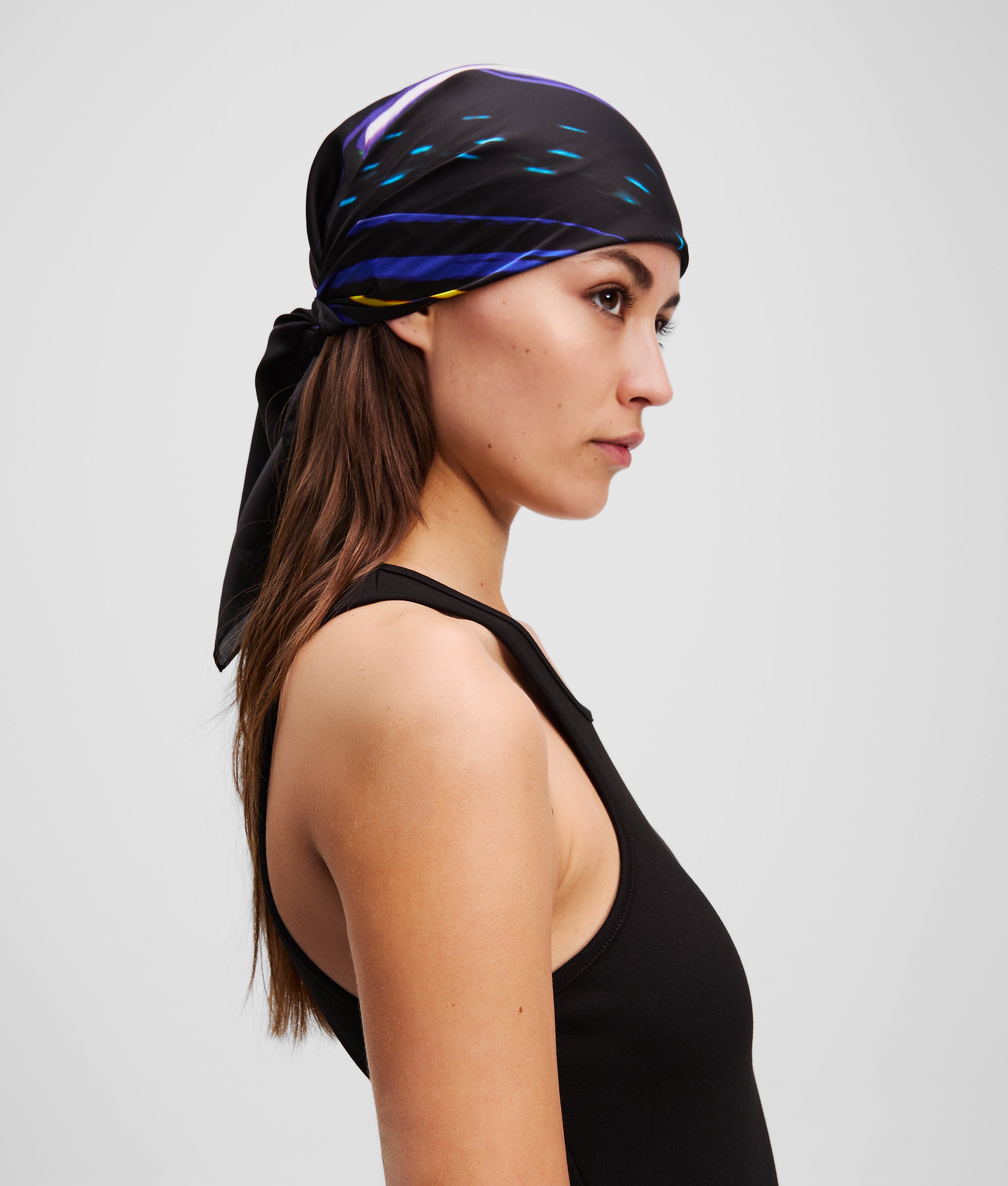 LOVE UNLOCKED BANDANA SCARF - Image 2