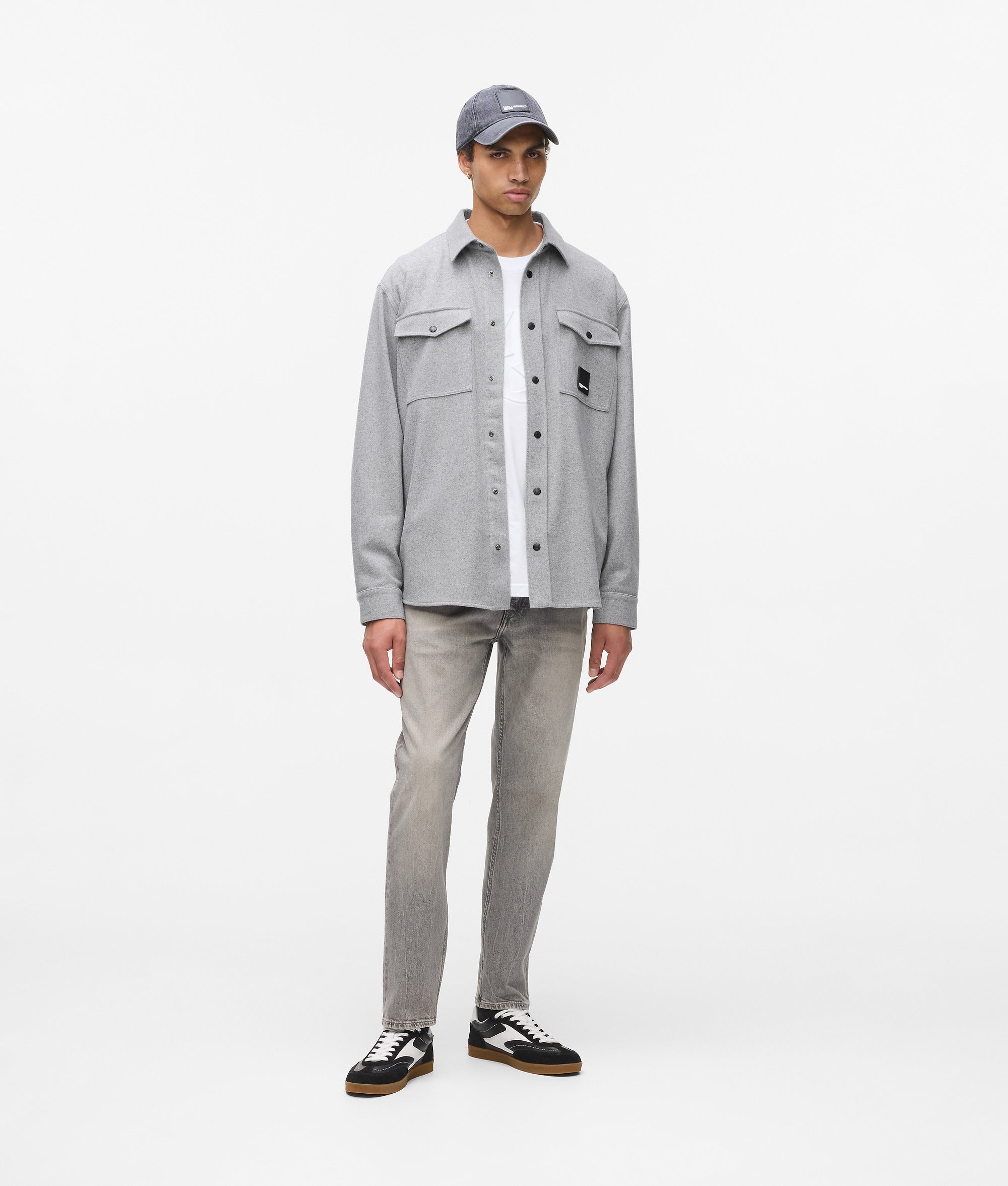 Wool-blend overshirt - Image 4