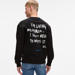 Relaxed Karl quote sweatshirt