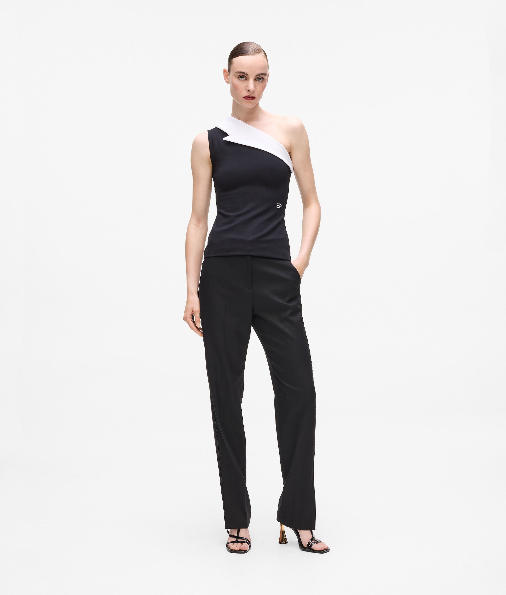 Karl DNA asymmetric lapel top - Image 4