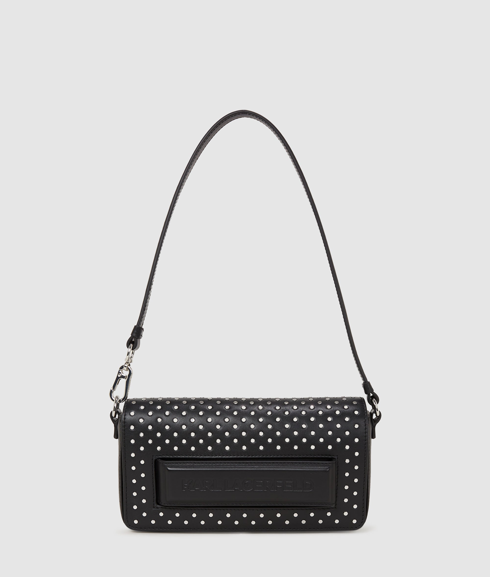 Ikon K studded shoulder bag