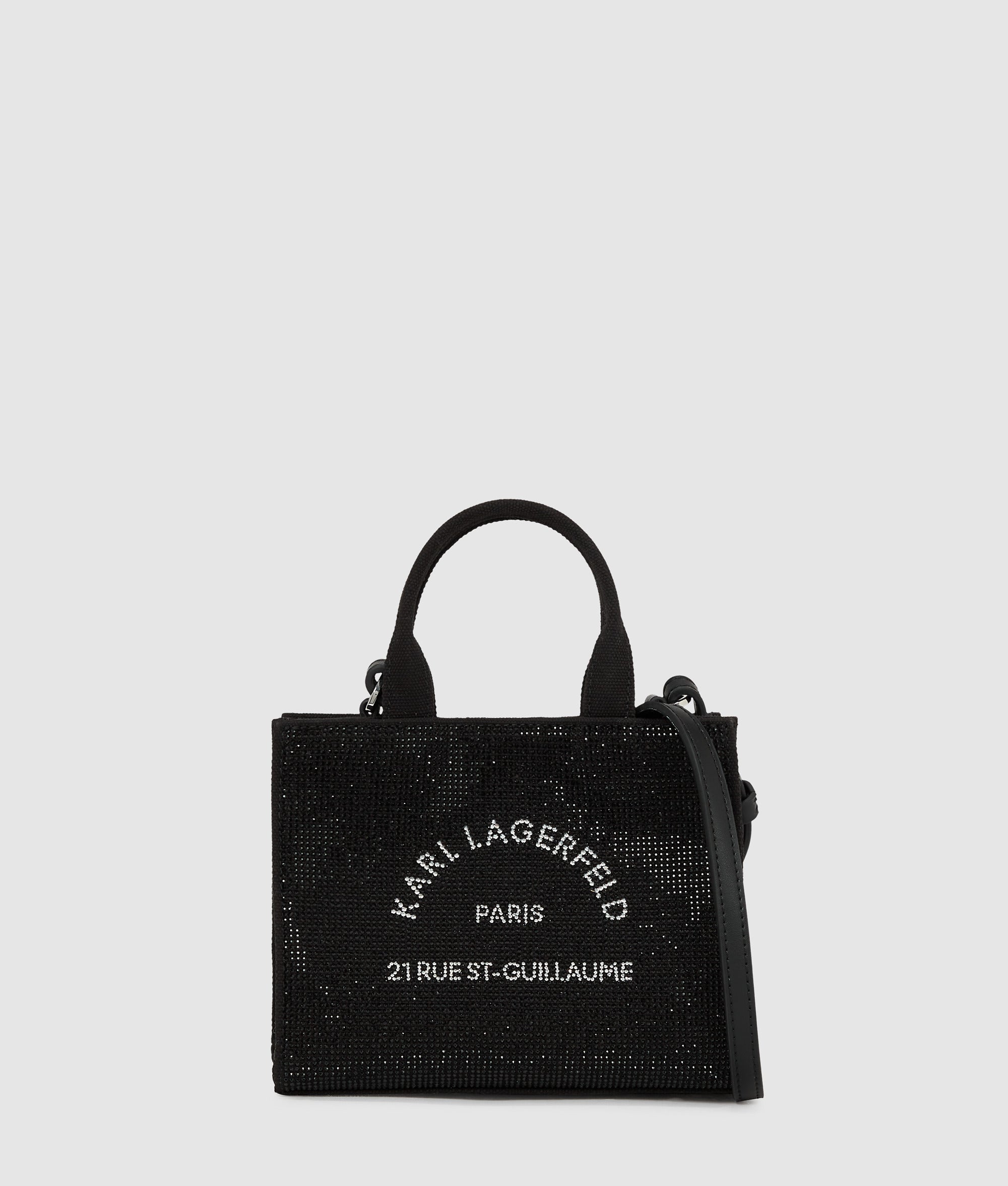Rue St-Guillaume mini rhinestone tote bag