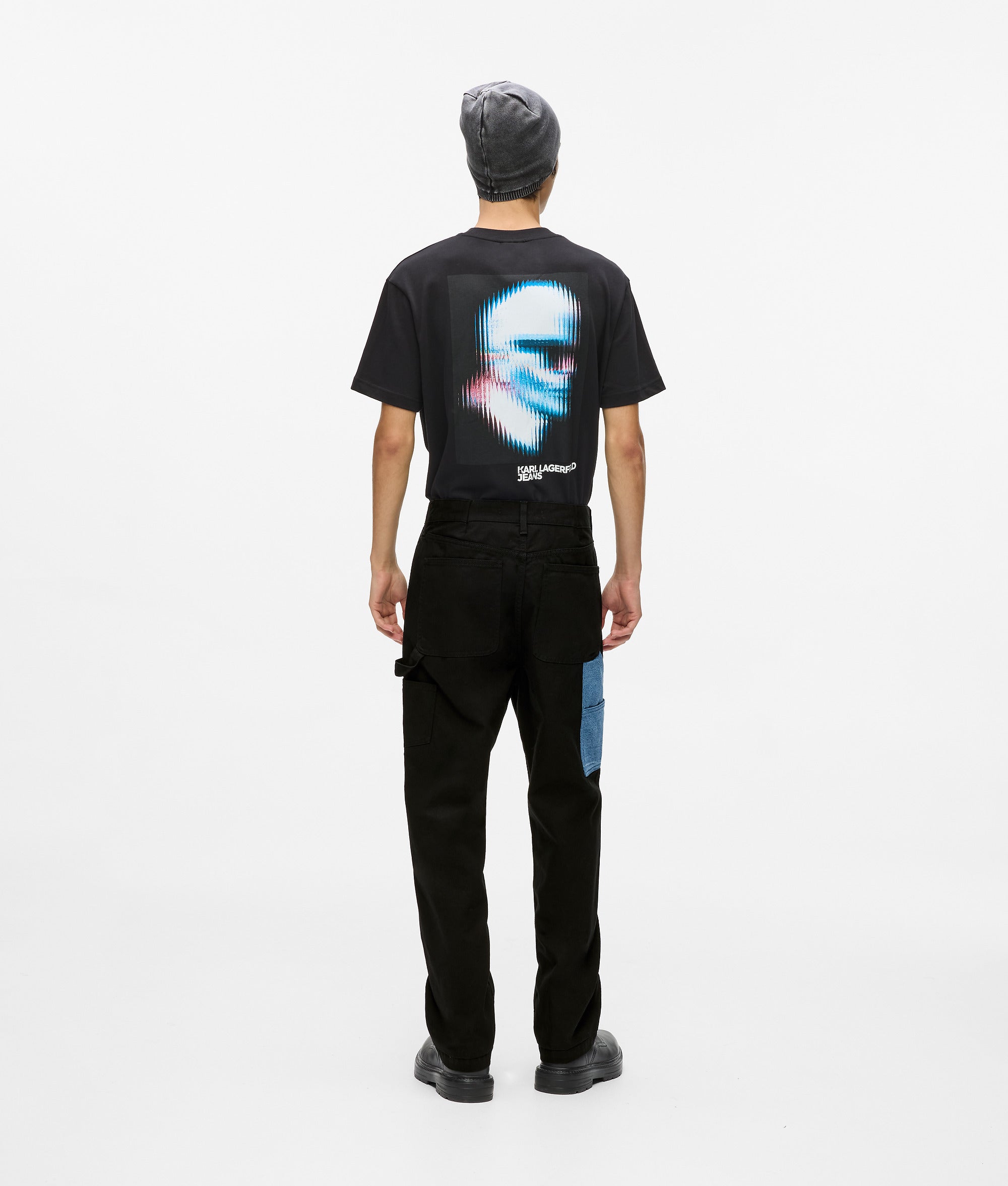 Denim pocket carpenter pants - Image 3