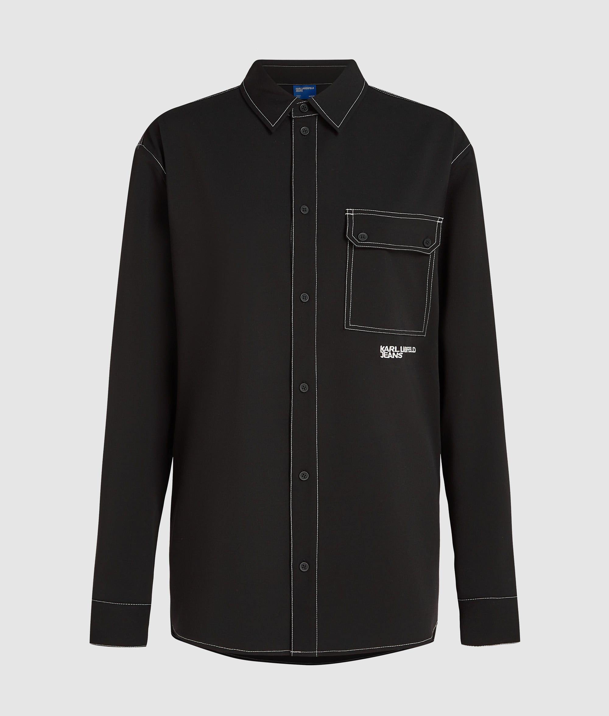 Contrast stitch shirt - Image 5