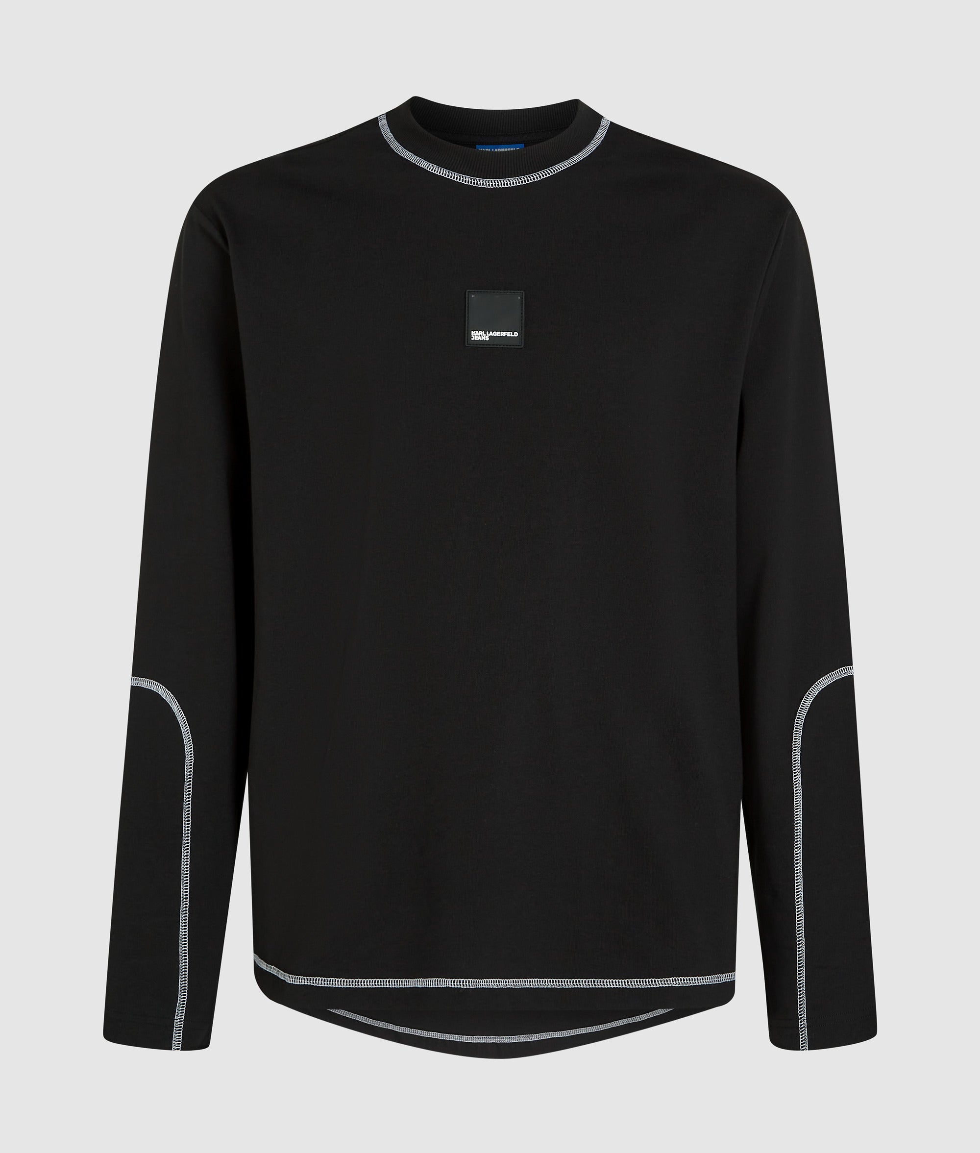 Contrast stitch long-sleeved T-shirt - Image 5