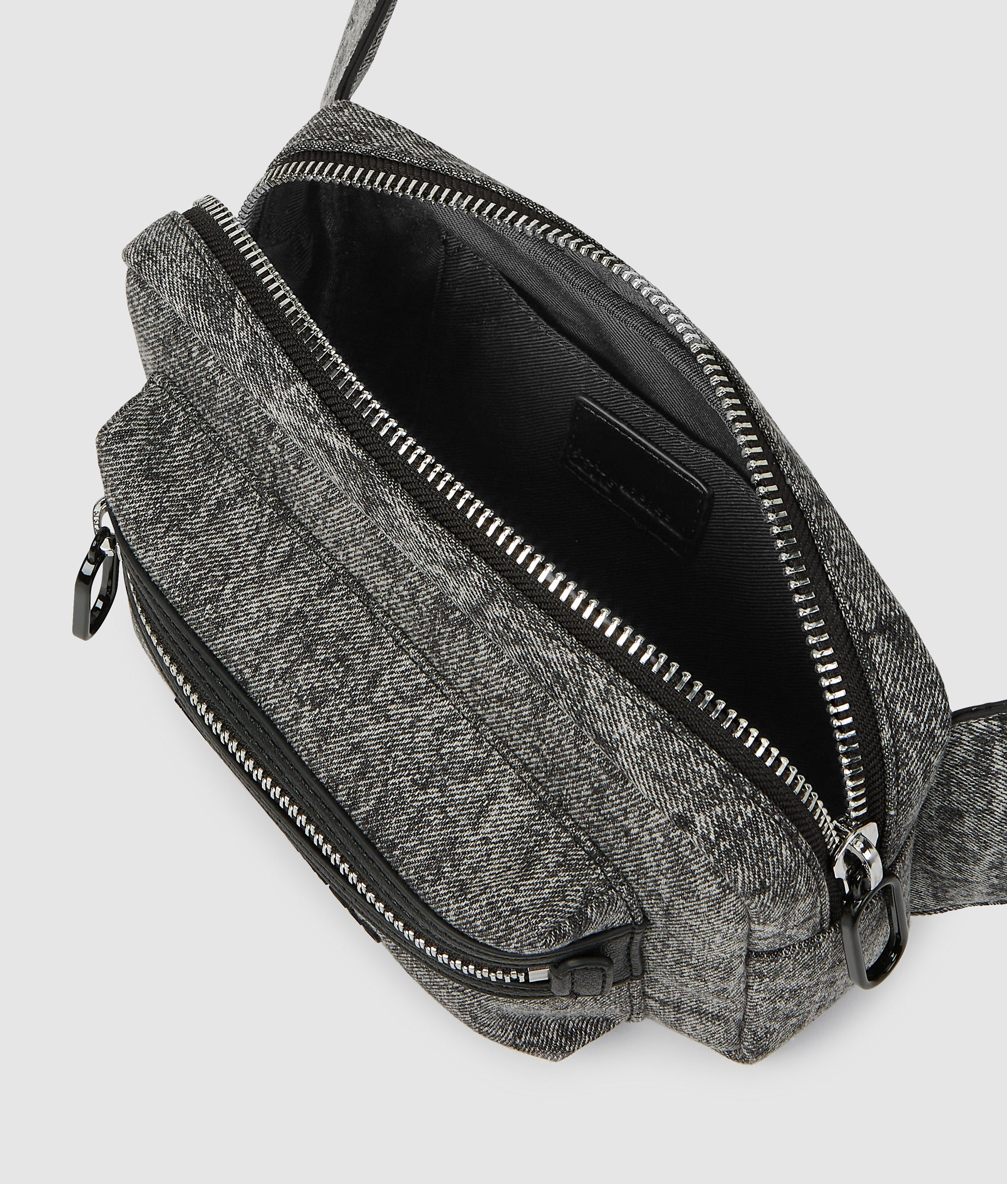 Washed denim belt bag - Image 5