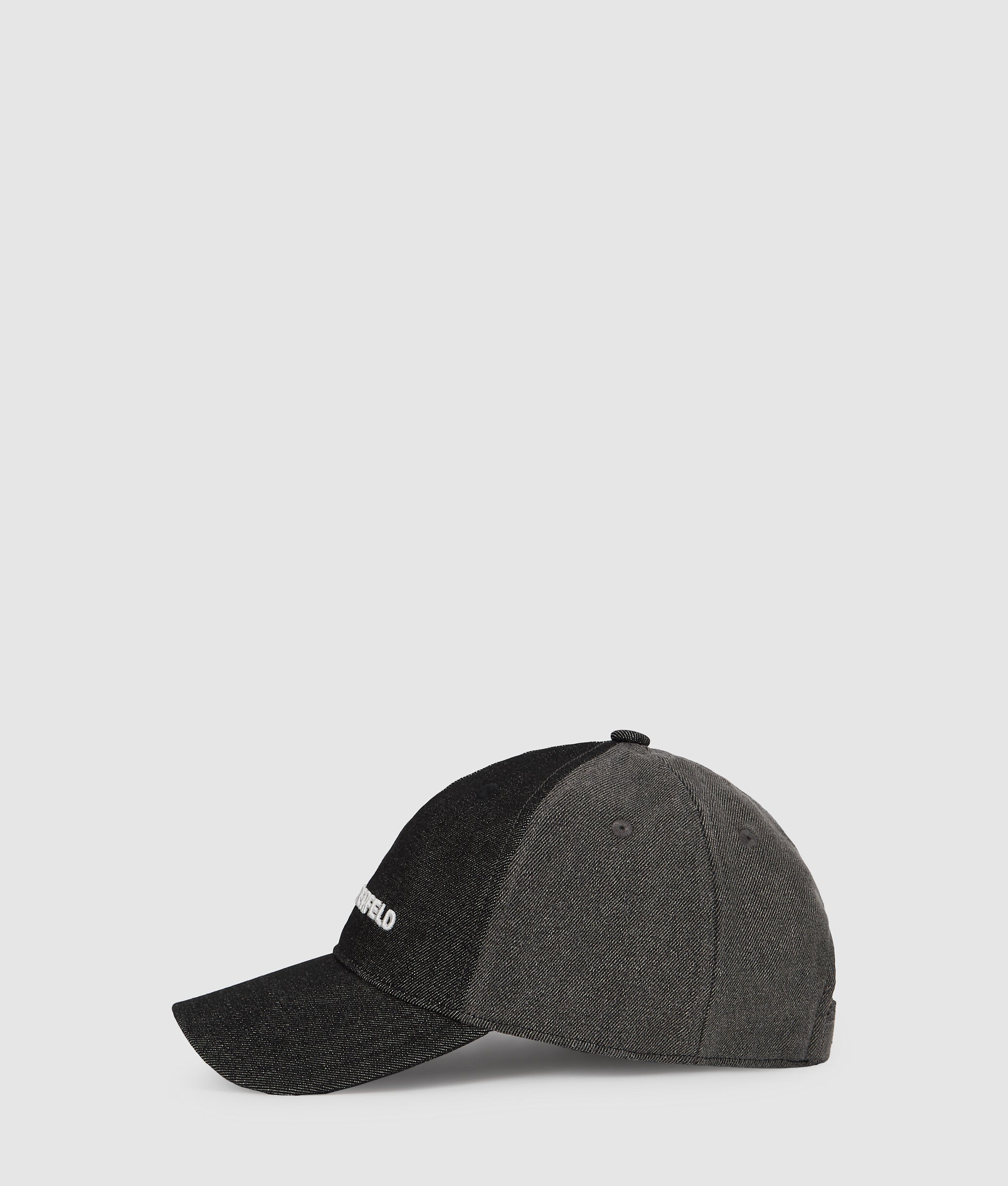Two-tone dark denim cap - Image 5