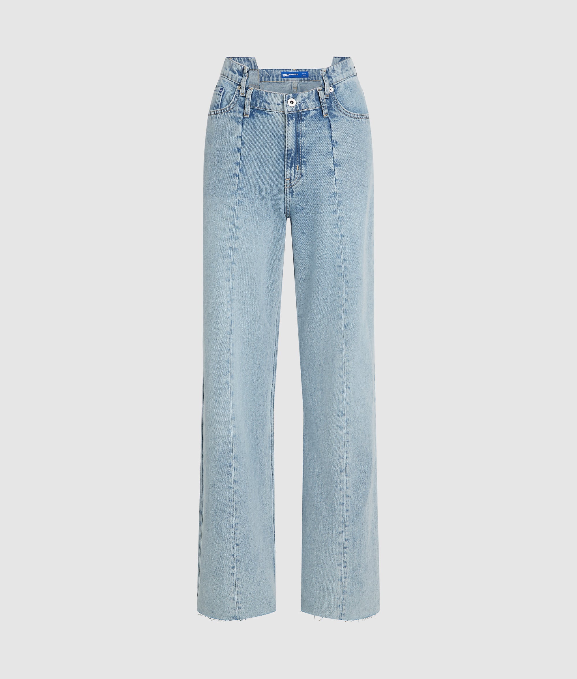 Seamed mid-rise relaxed jeans - Image 5
