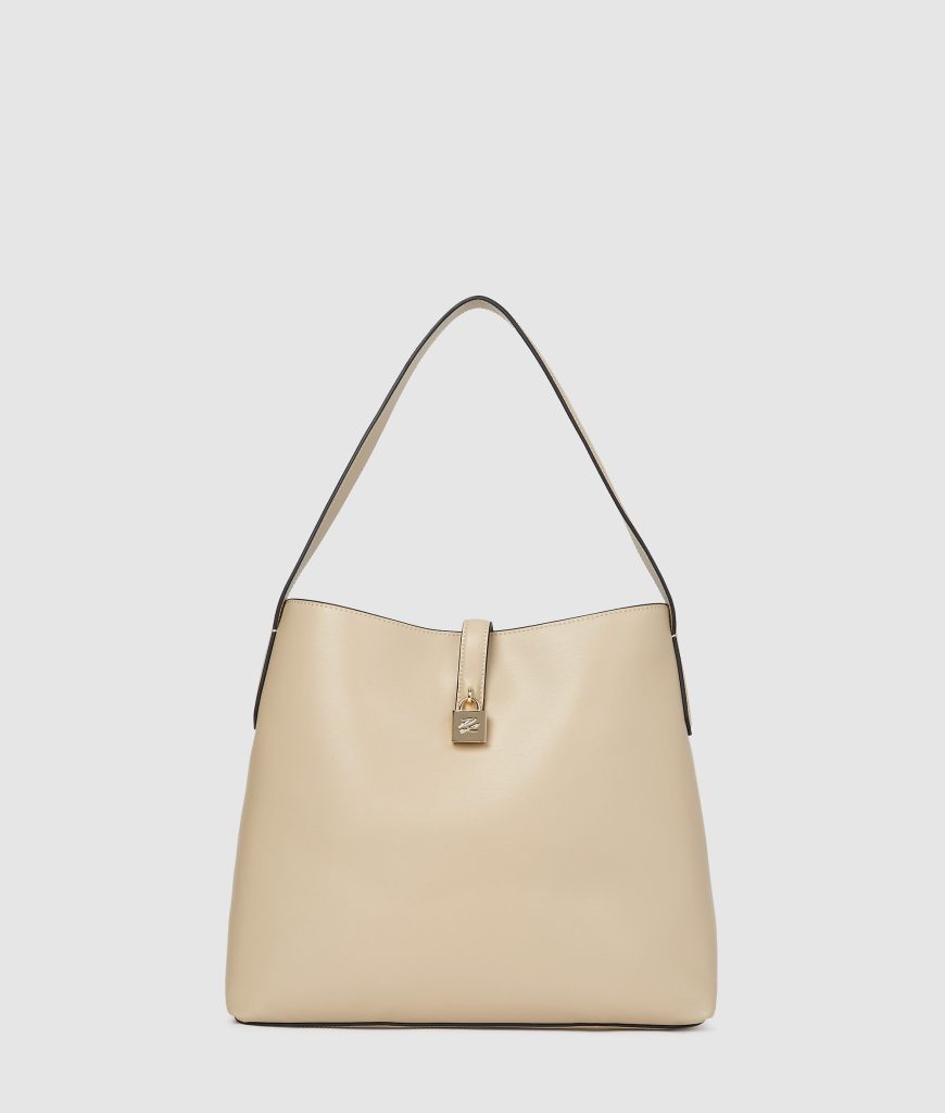 K/Autograph padlock hobo bag