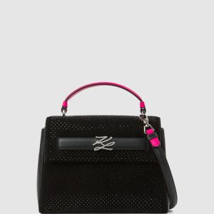 Exclusive K/Autograph rhinestone top-handle bag