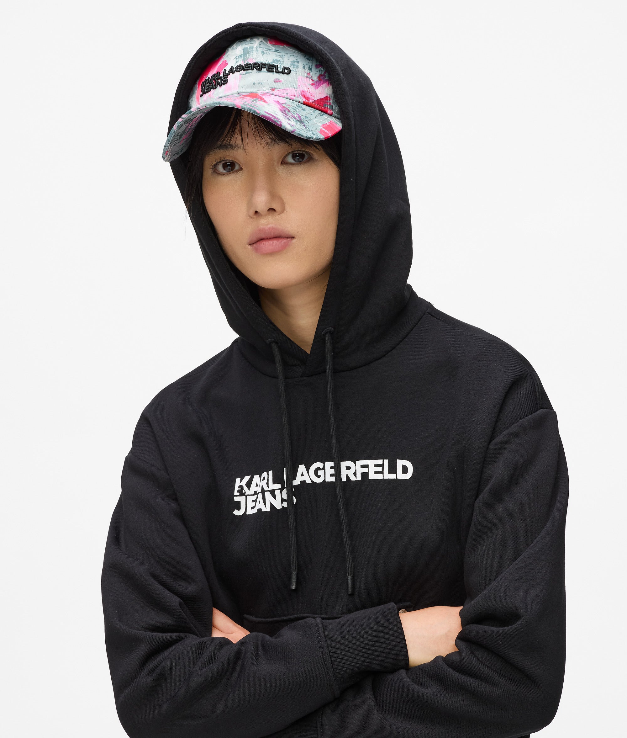 All-over graffiti print cap - Image 2