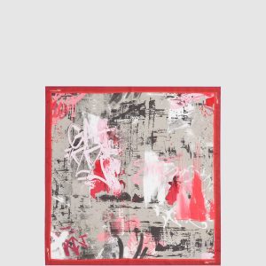 Graffiti print bandana scarf