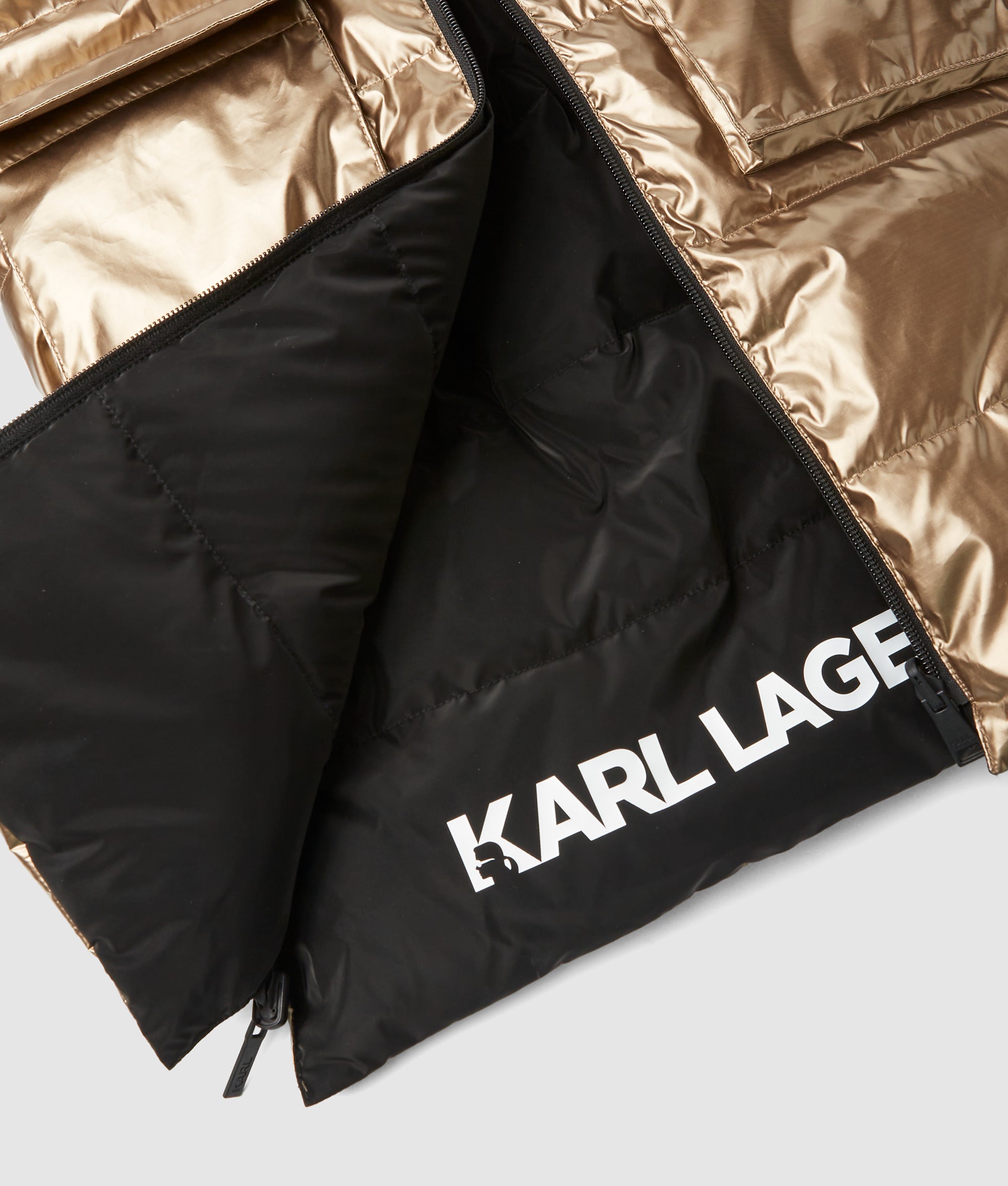 Girls reversible puffer jacket - Image 2