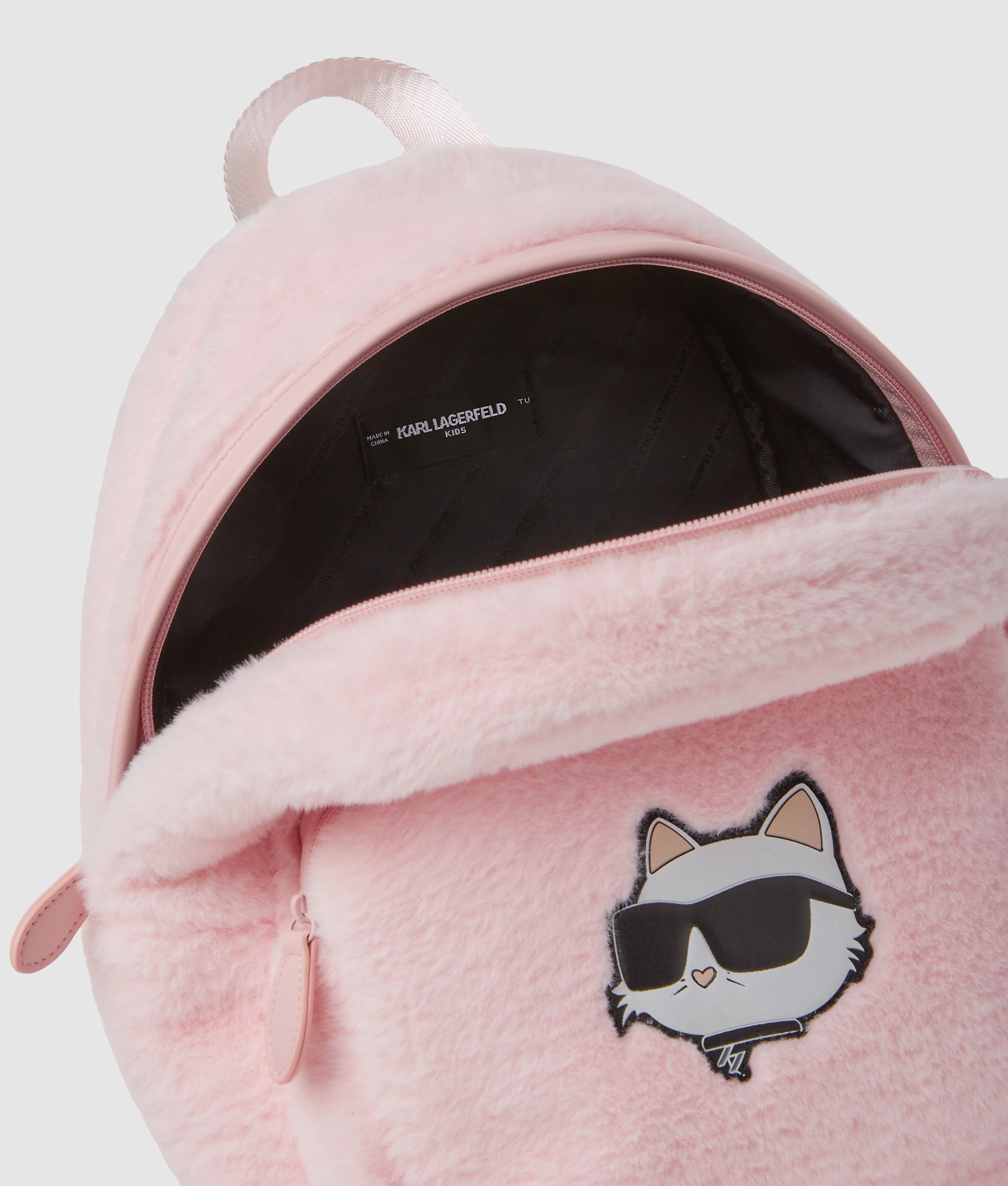 Girls Ikon faux-fur backpack - Image 4