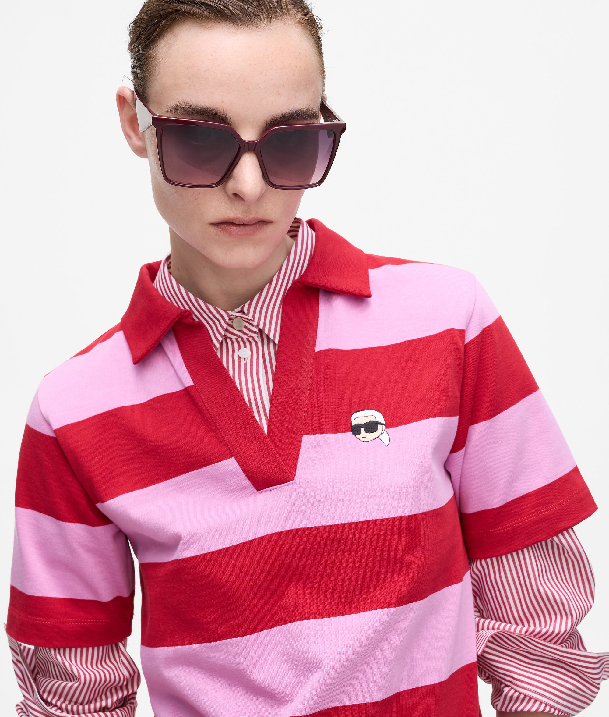 Slim geometric sunglasses - Image 2