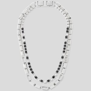 SIGNATURE PAV?? CRYSTALS NECKLACE