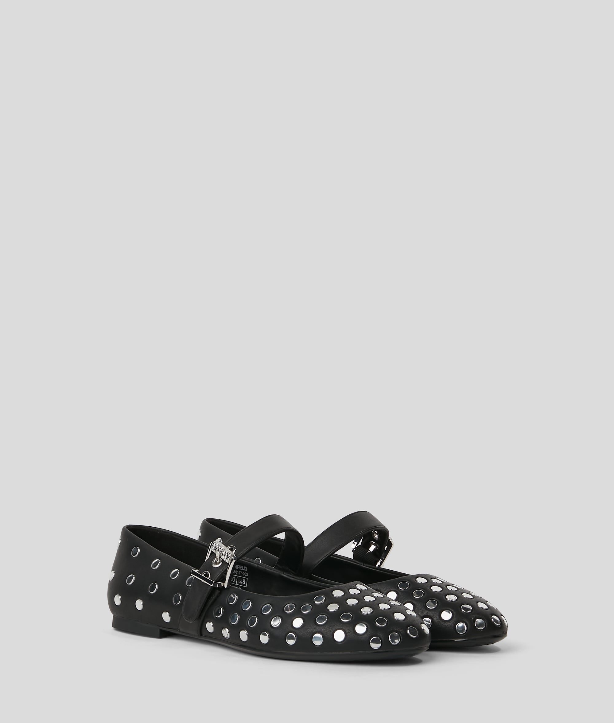 KARO STUDDED BALLET FLATS - Image 5